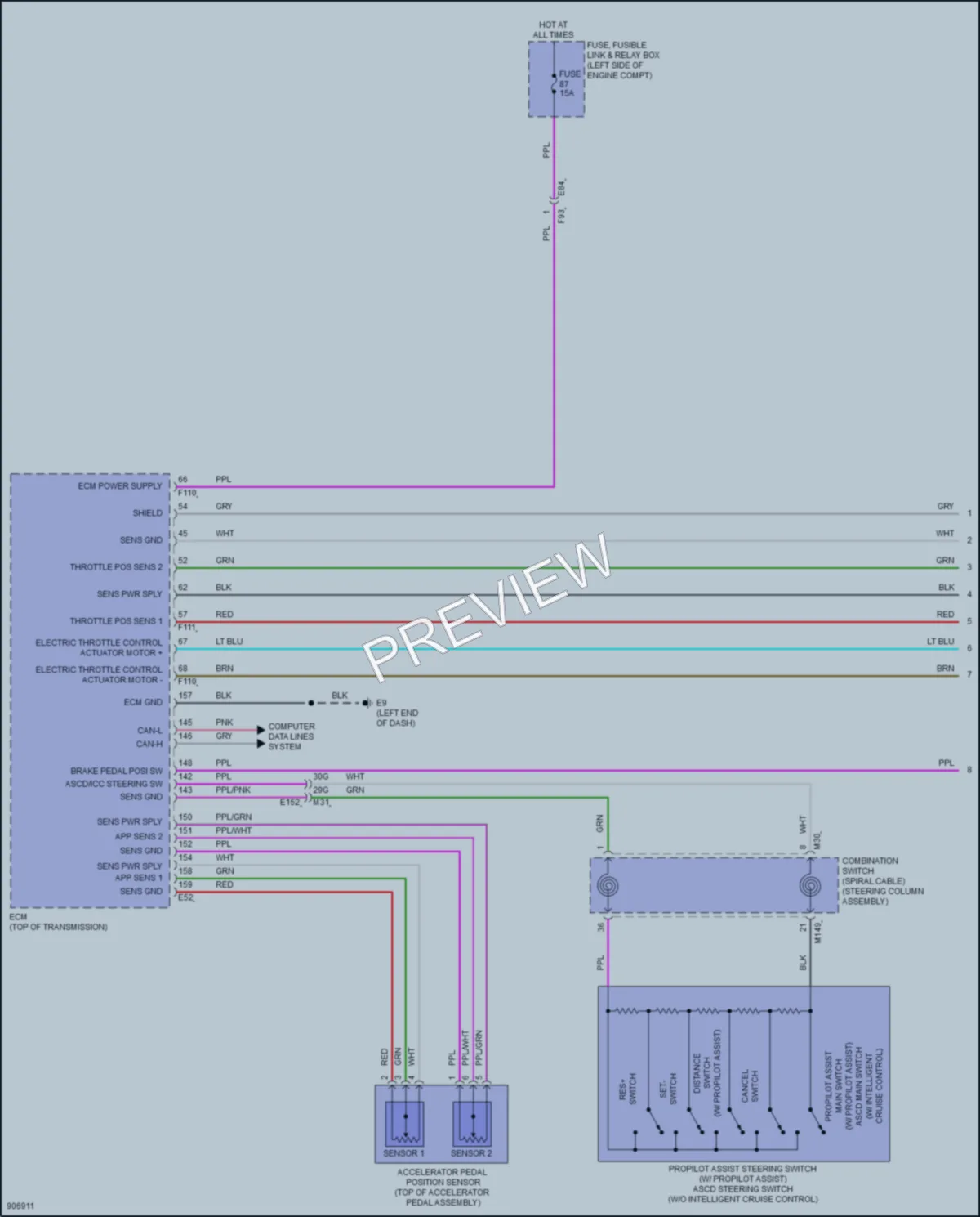 2025 Infiniti QX60 Cruise Control wiring diagram preview