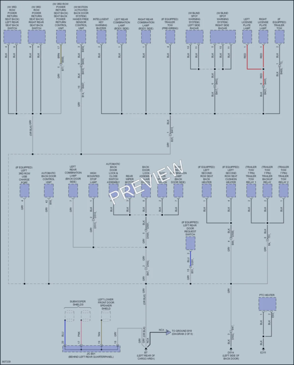 2025 Infiniti QX60 Ground Distribution wiring diagram preview