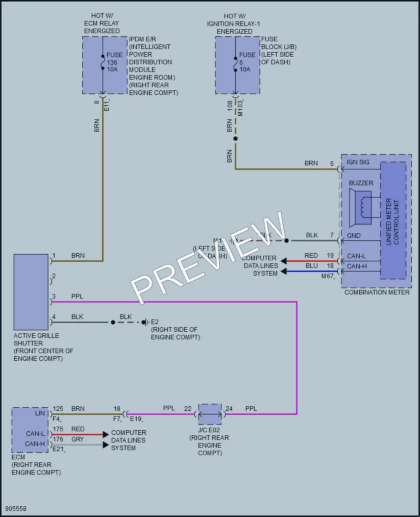 2025 Infiniti QX80 Active Bodyworks wiring diagram preview