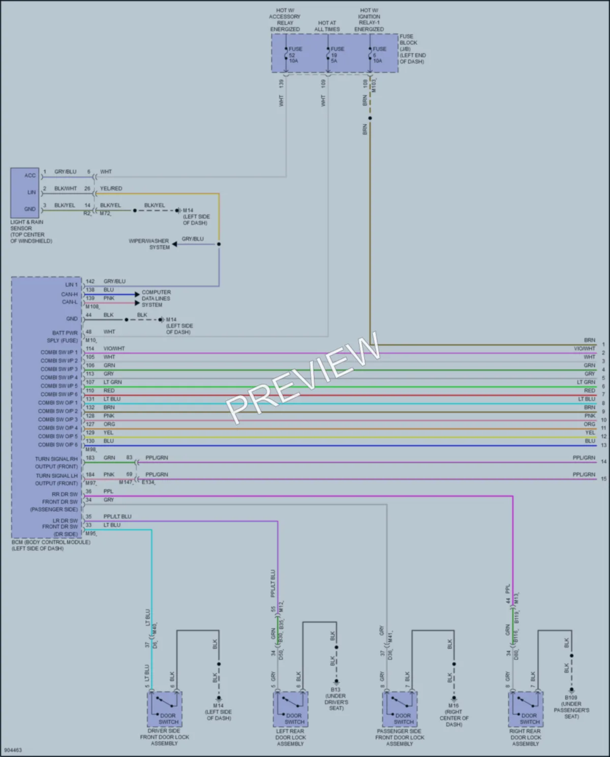 2025 Infiniti QX80 Headlights wiring diagram preview