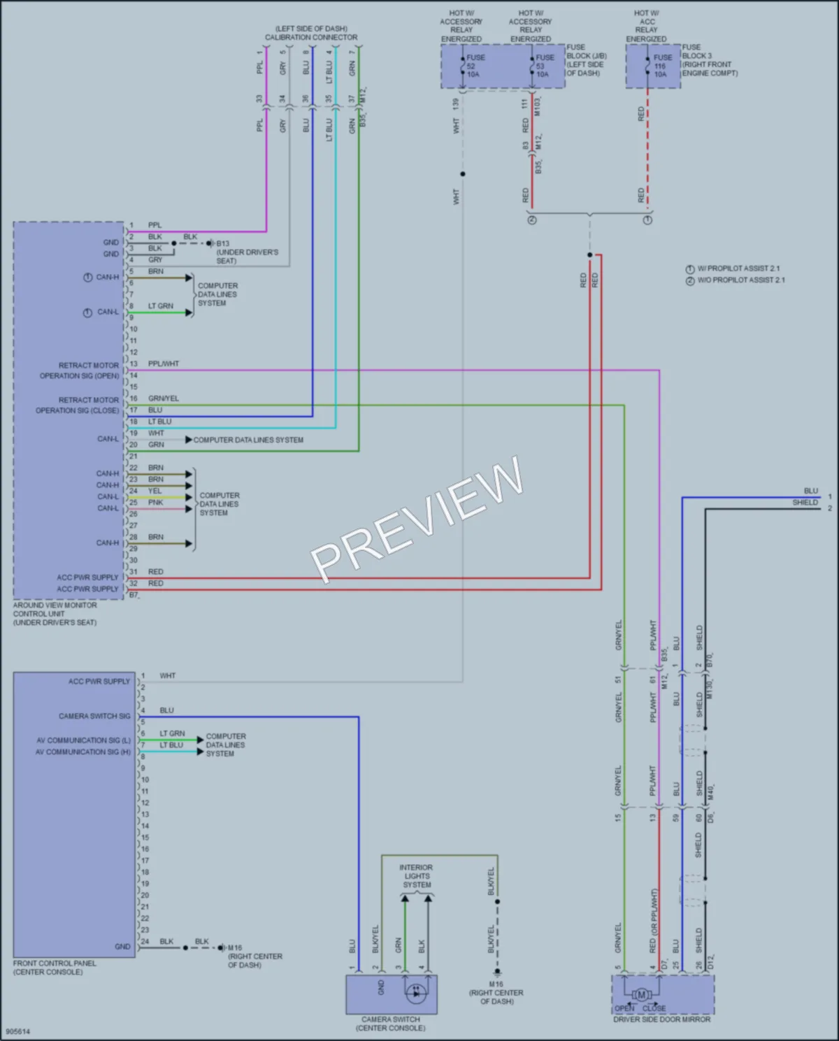 2025 Infiniti QX80 Navigation wiring diagram preview
