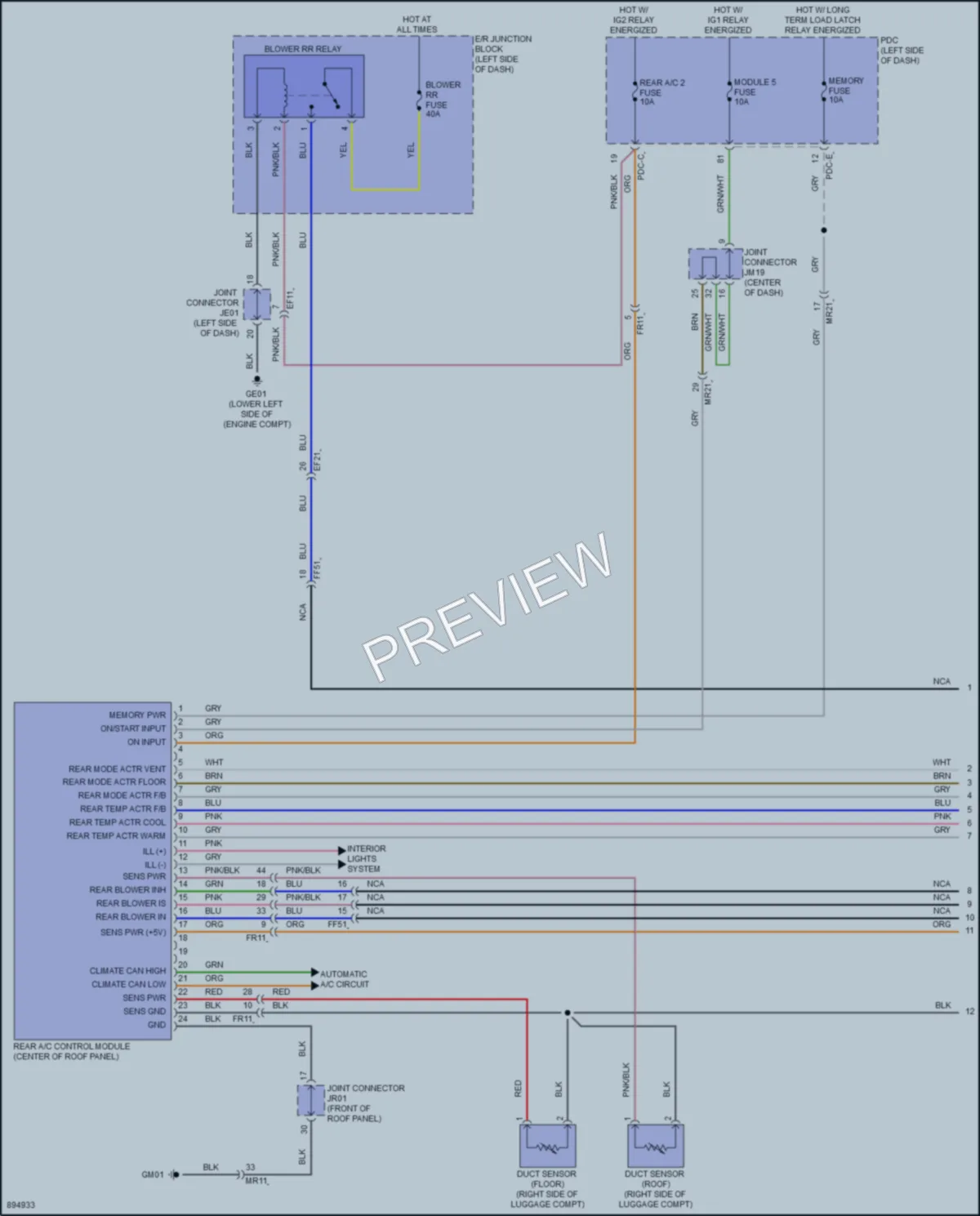 2025 Kia Carnival Air Conditioning Wiring Diagrams protected preview