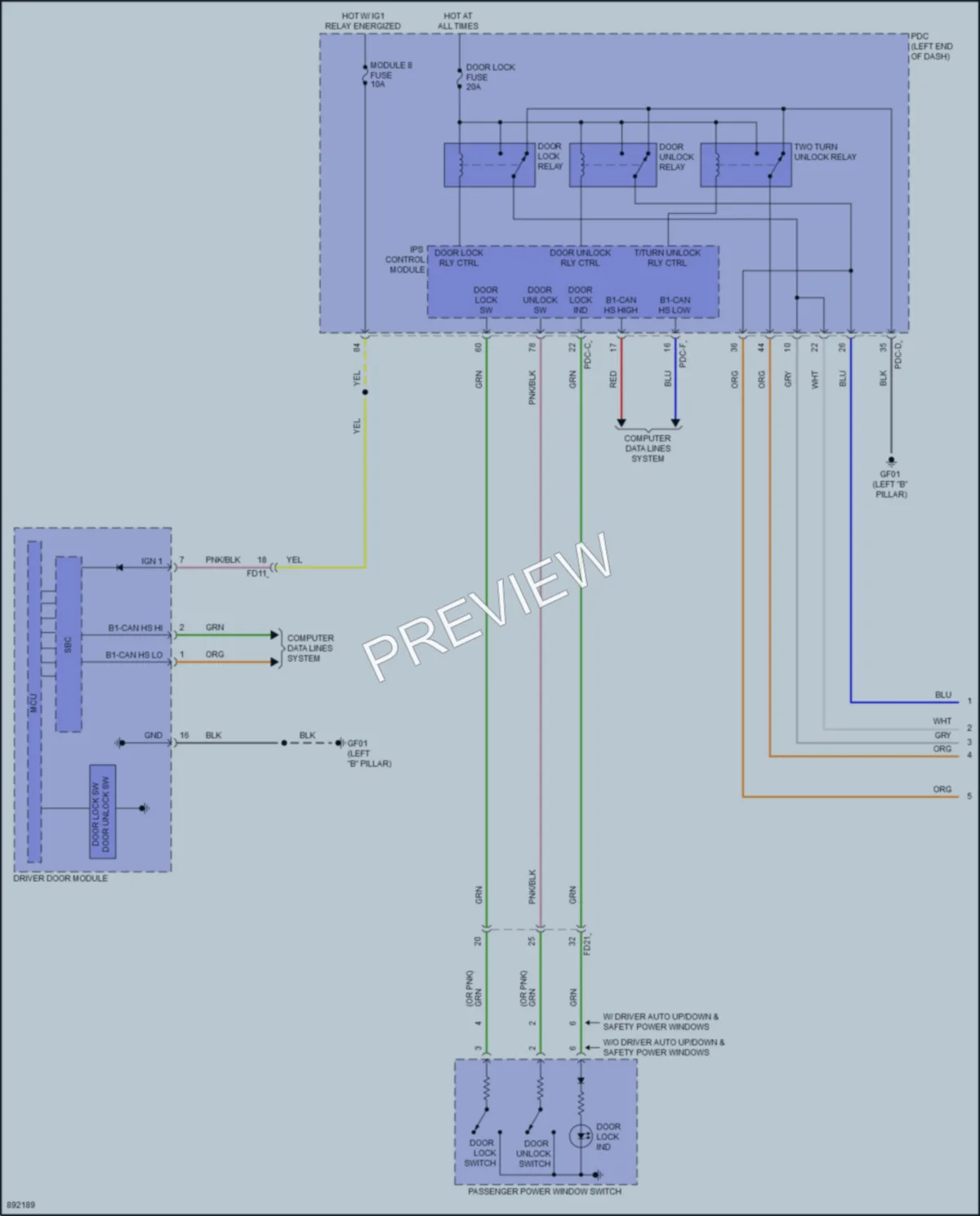 2025 Kia K5 Anti Theft wiring diagram preview