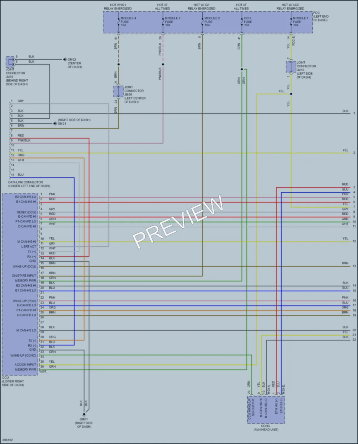2025 Kia K5 Computer Data Lines wiring diagram preview