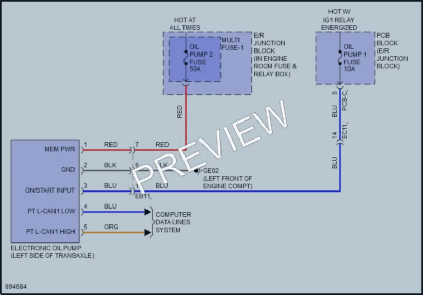 2025 Kia K5 Engine Performance wiring diagram preview