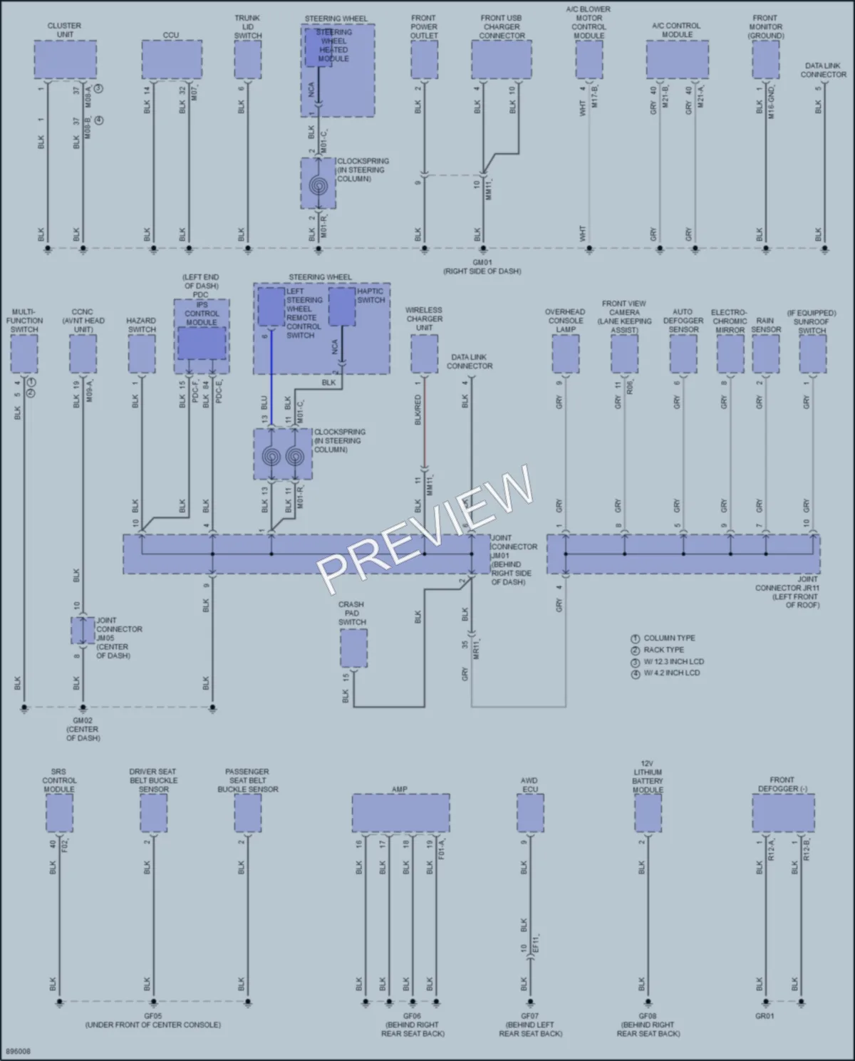 2025 Kia K5 Ground Distribution wiring diagram preview