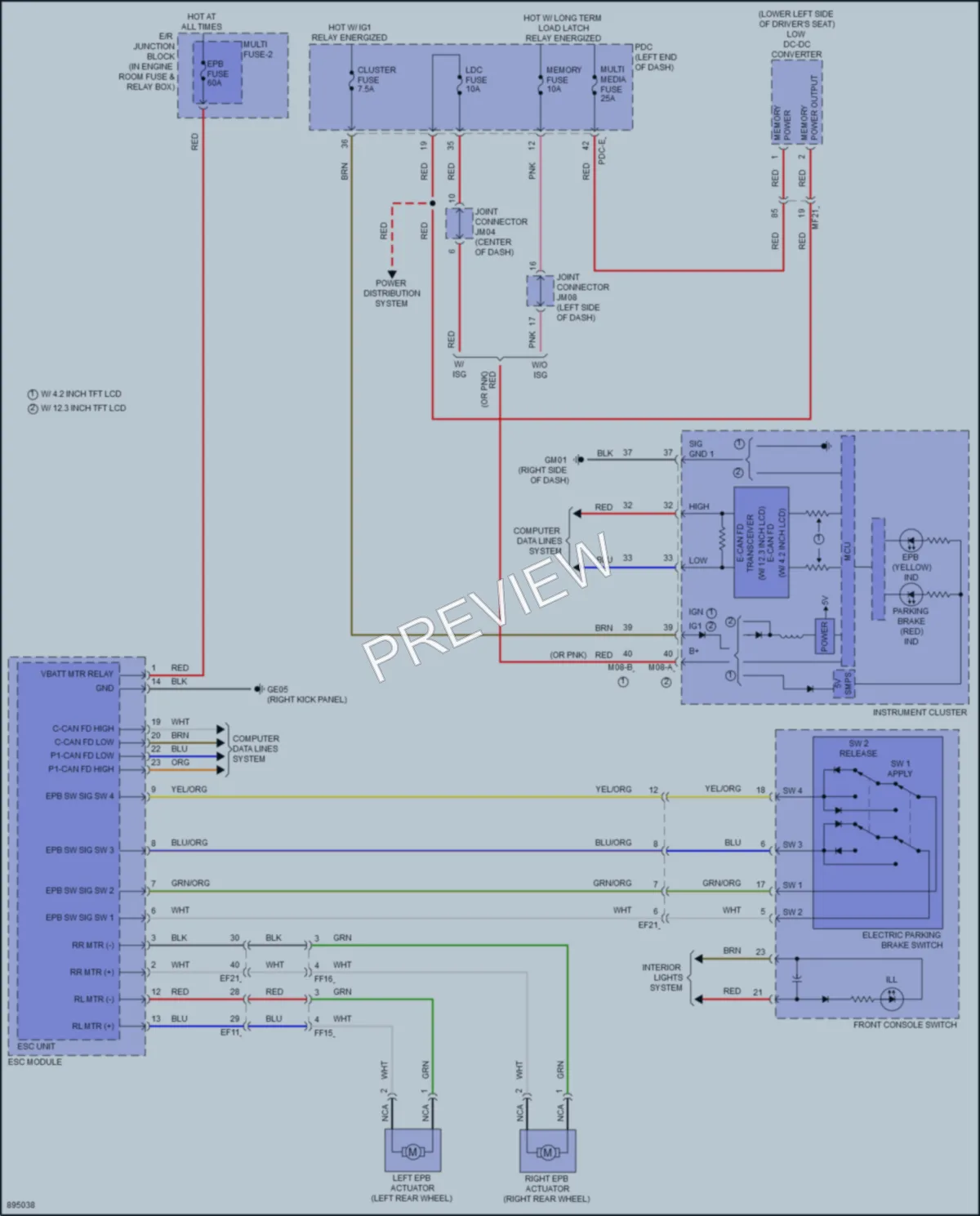 2025 Kia K5 Shift Interlock wiring diagram preview