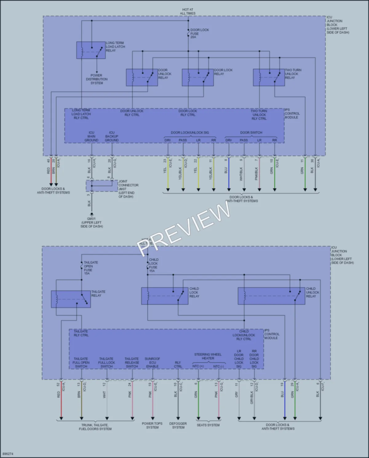 2025 Kia Niro Body Control Modules wiring diagram preview