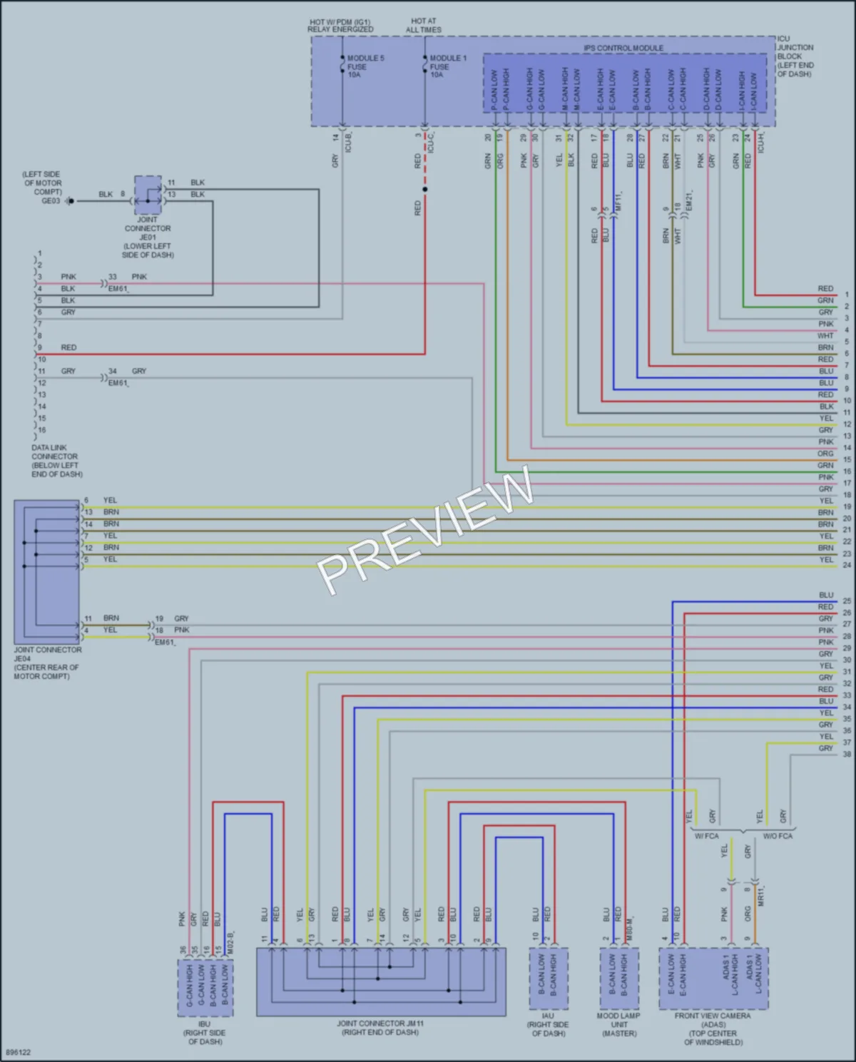 2025 Kia NiroEV Computer Data Lines wiring diagram preview