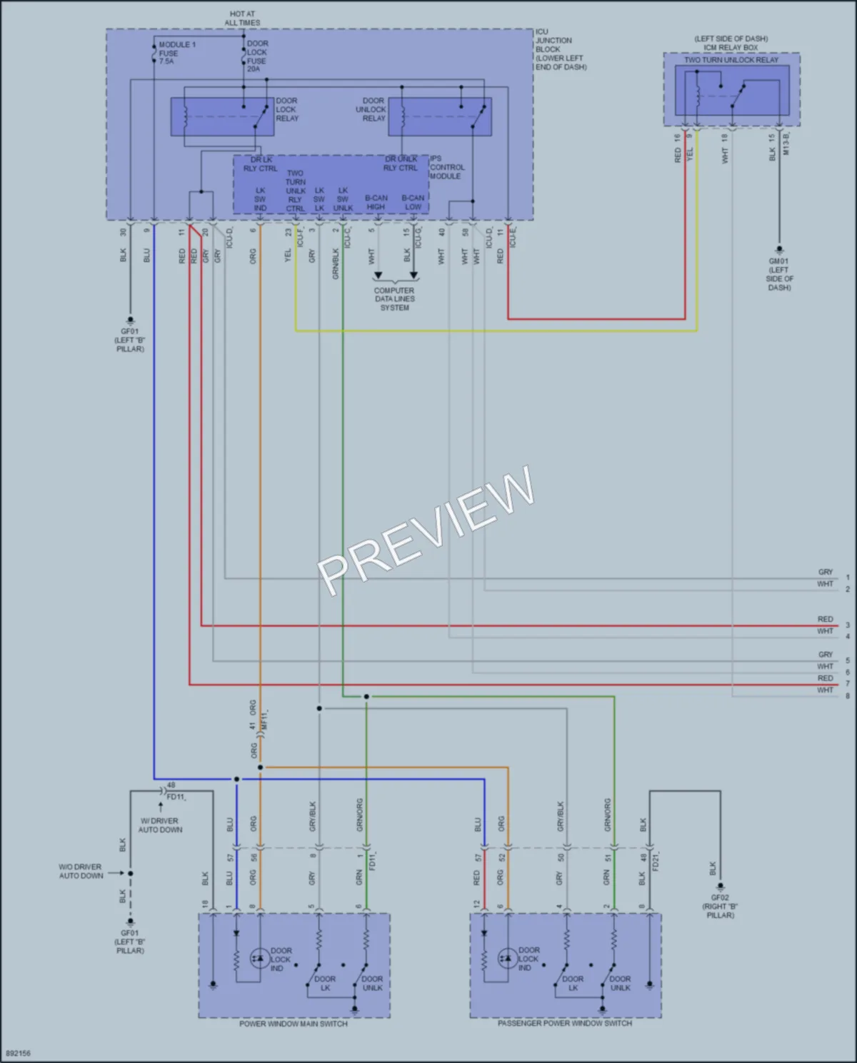 2025 Kia Seltos Anti Theft wiring diagram preview