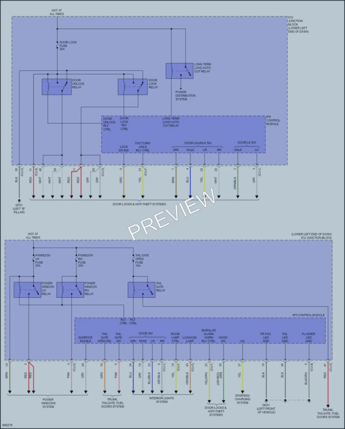 2025 Kia Seltos Body Control Modules wiring diagram preview