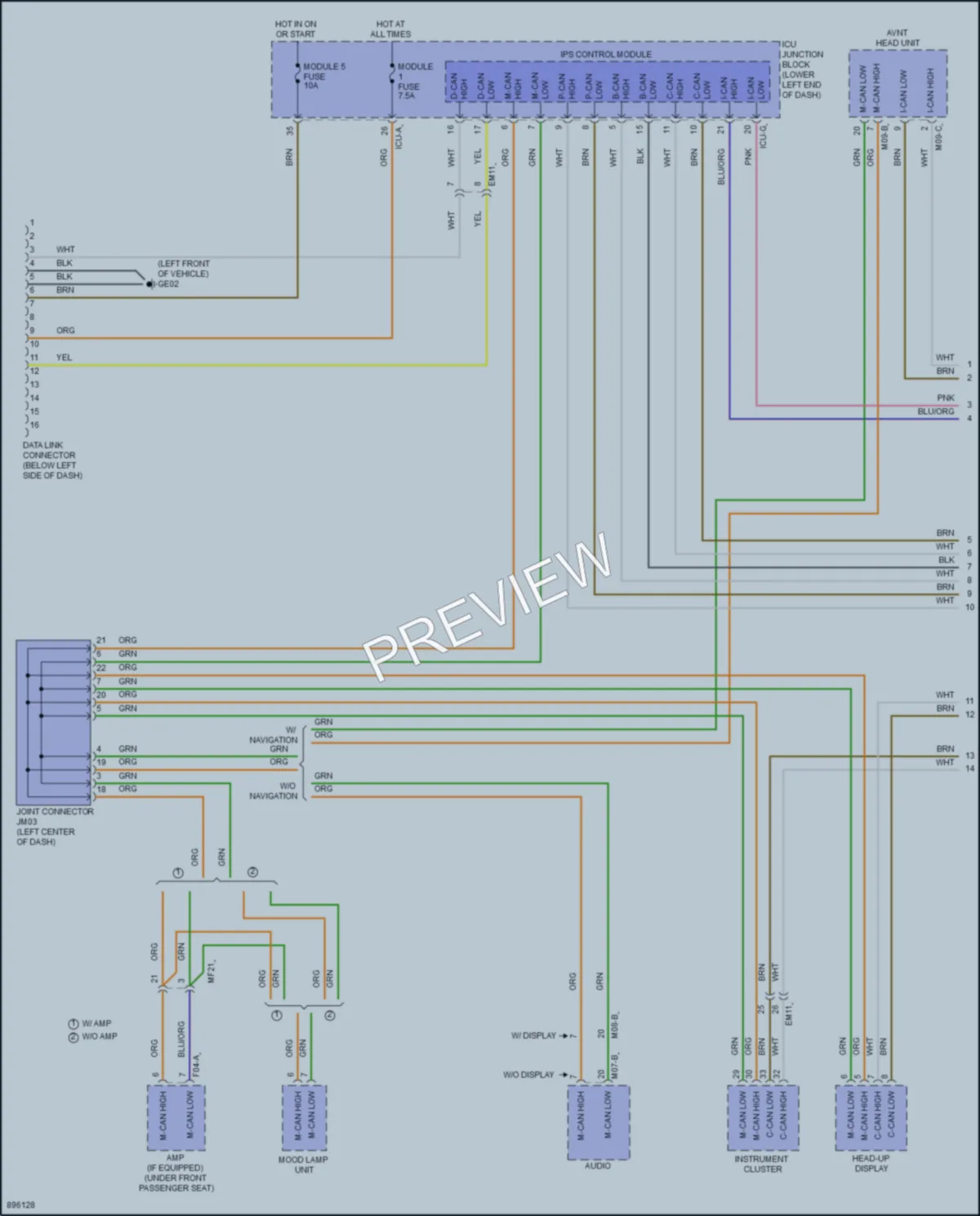2025 Kia Seltos Computer Data Lines wiring diagram preview