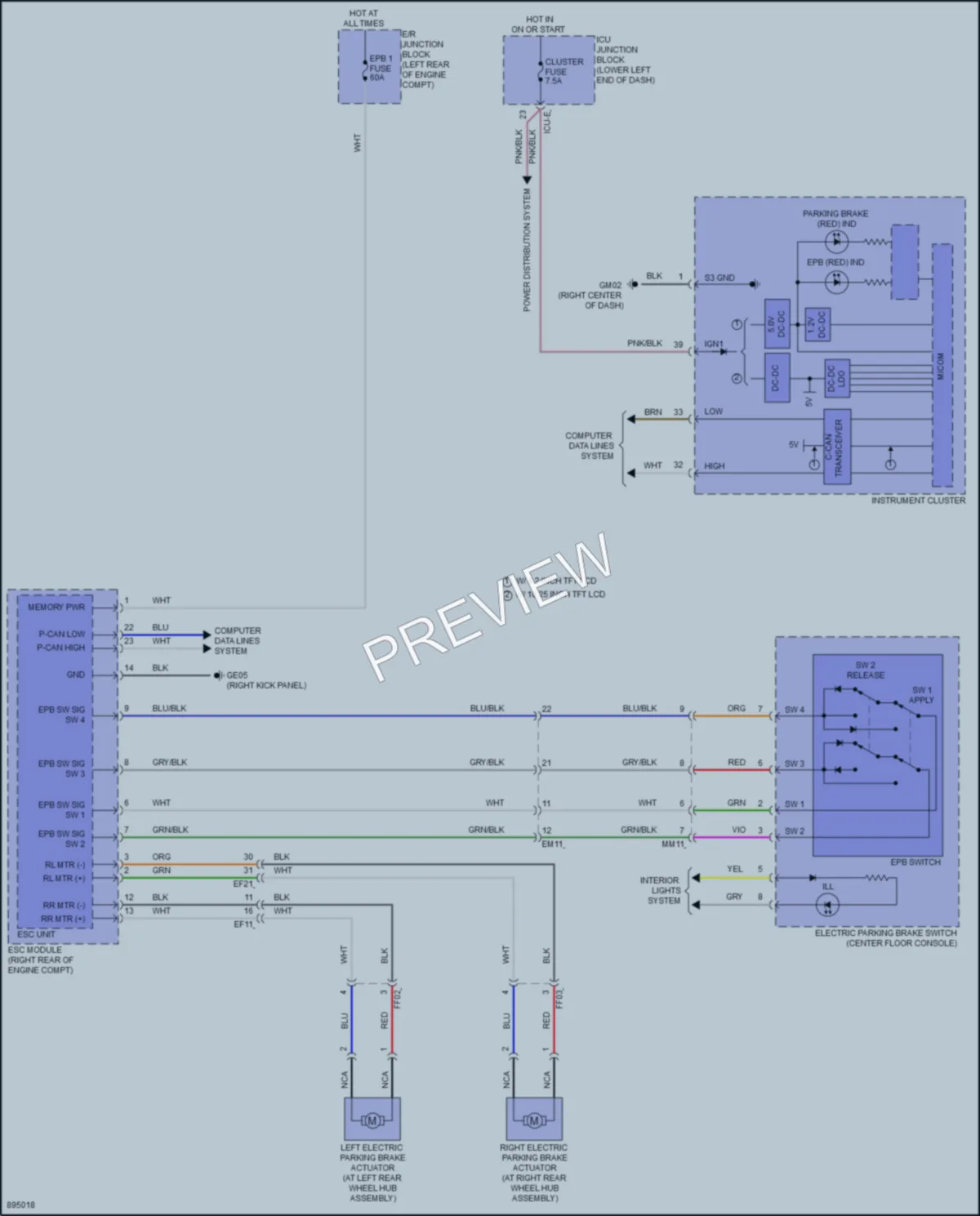 2025 Kia Seltos Shift Interlock wiring diagram preview