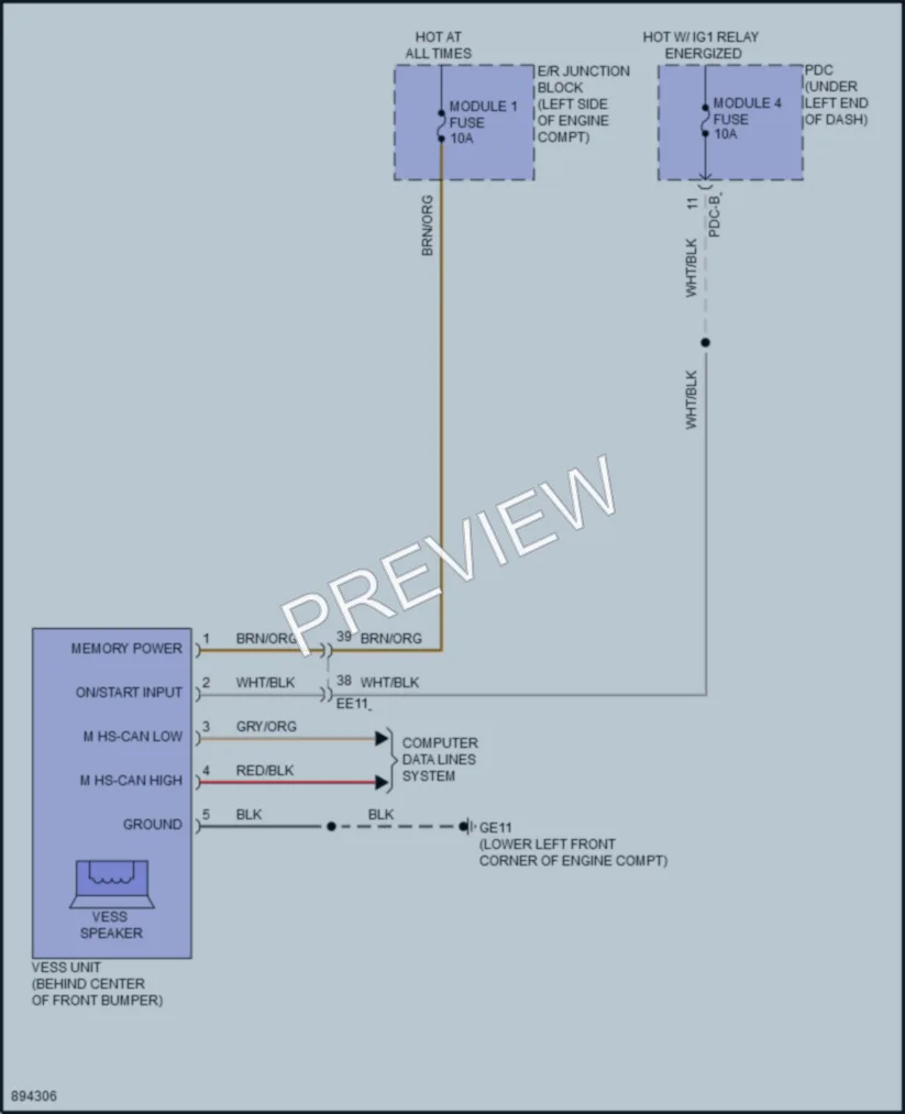 2025 Kia Sorento Active Bodyworks wiring diagram preview