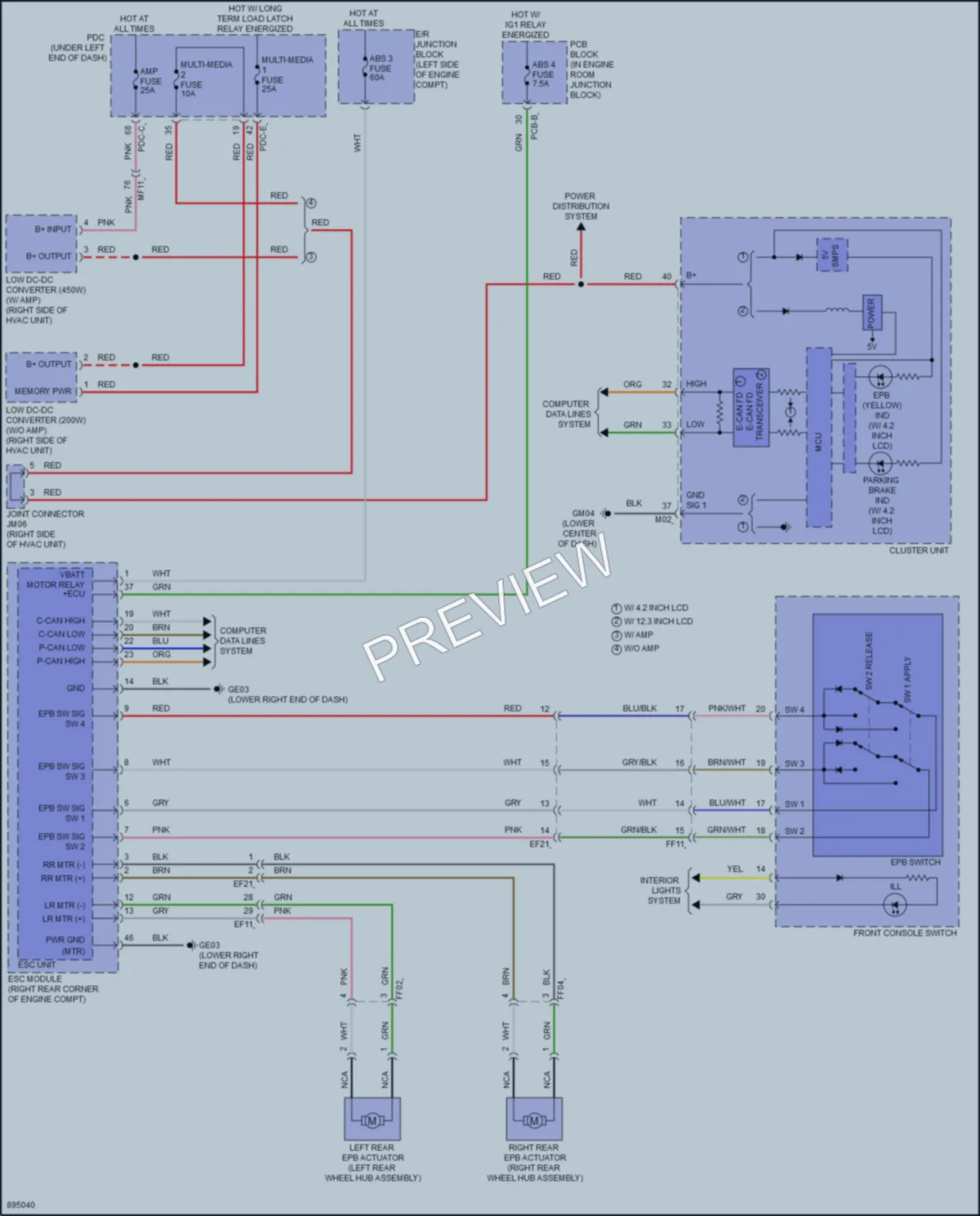 2025 Kia Sorento Shift Interlock wiring diagram preview