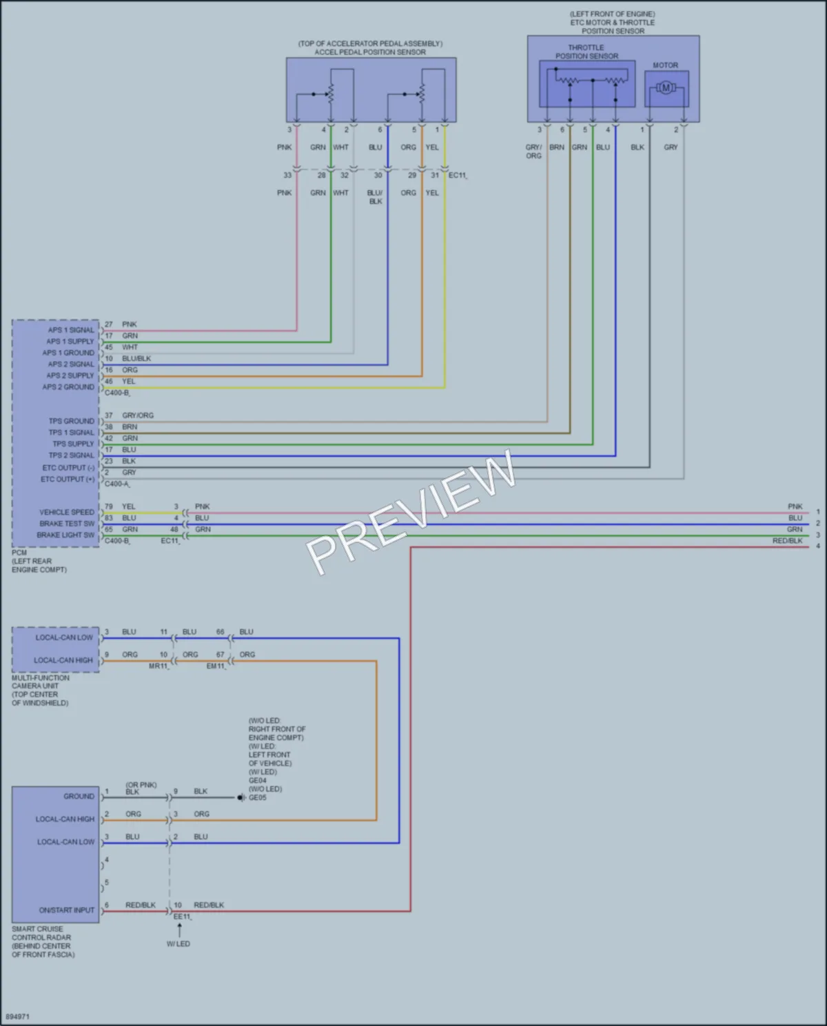 2025 Kia Soul Cruise Control wiring diagram preview