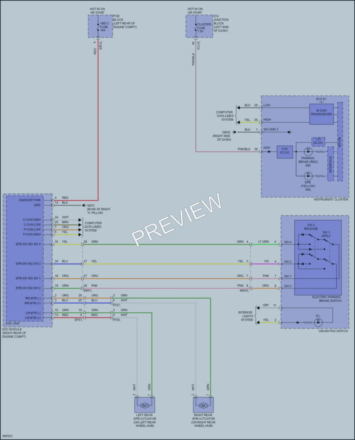 2025 Kia Soul Shift Interlock wiring diagram preview