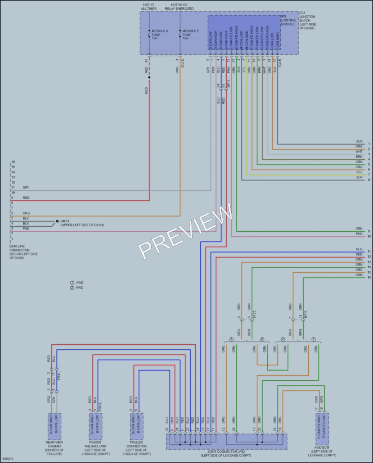 2025 Kia Sportage Computer Data Lines wiring diagram preview