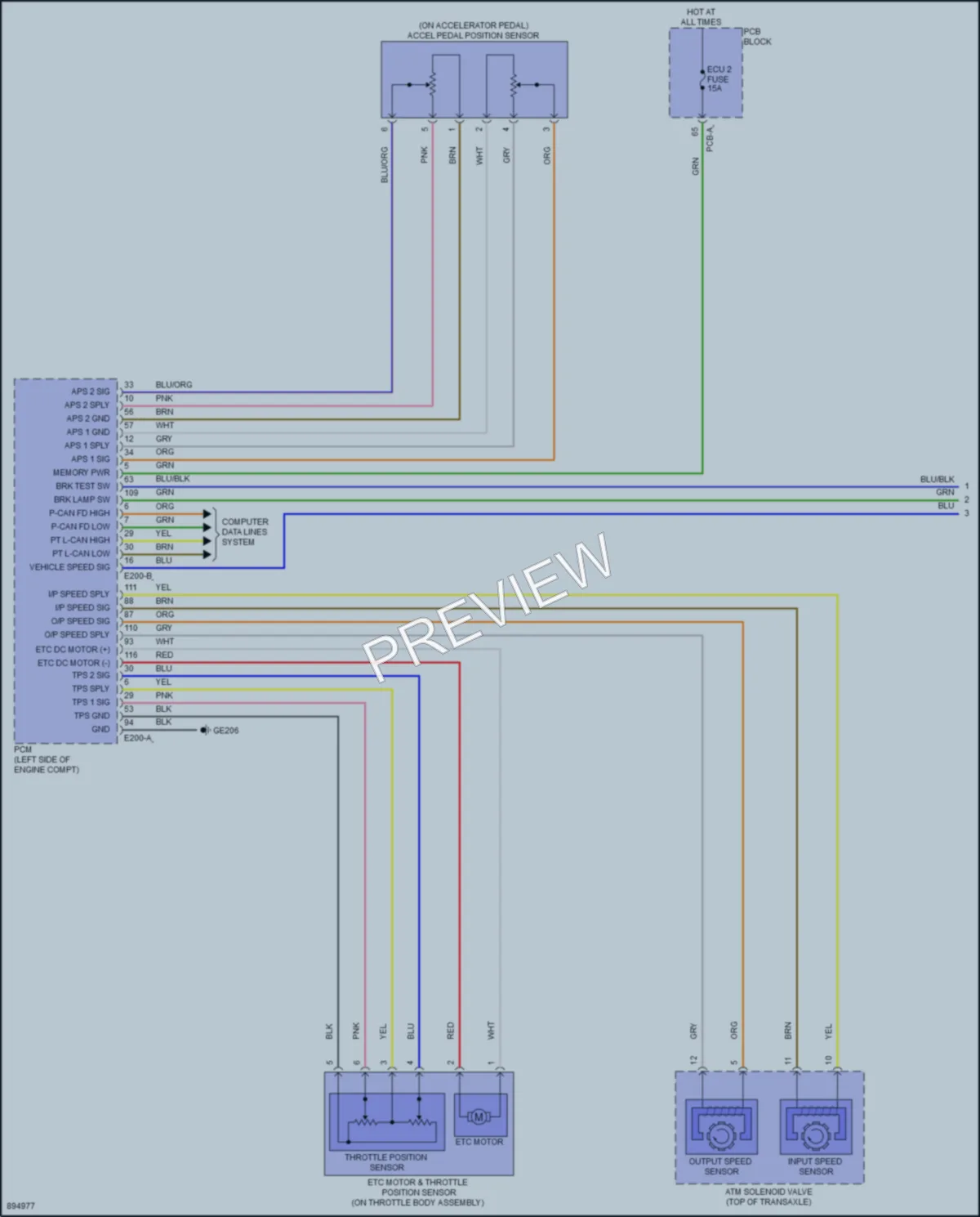 2025 Kia Sportage Cruise Control wiring diagram preview