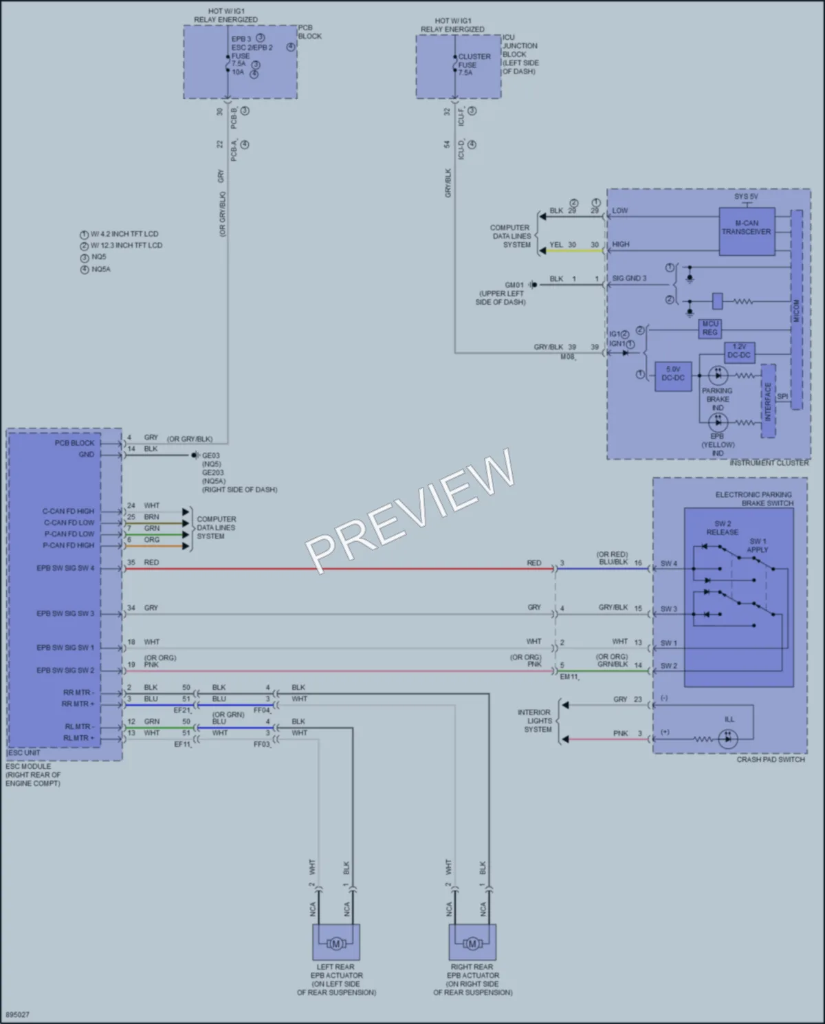 2025 Kia Sportage Shift Interlock wiring diagram preview