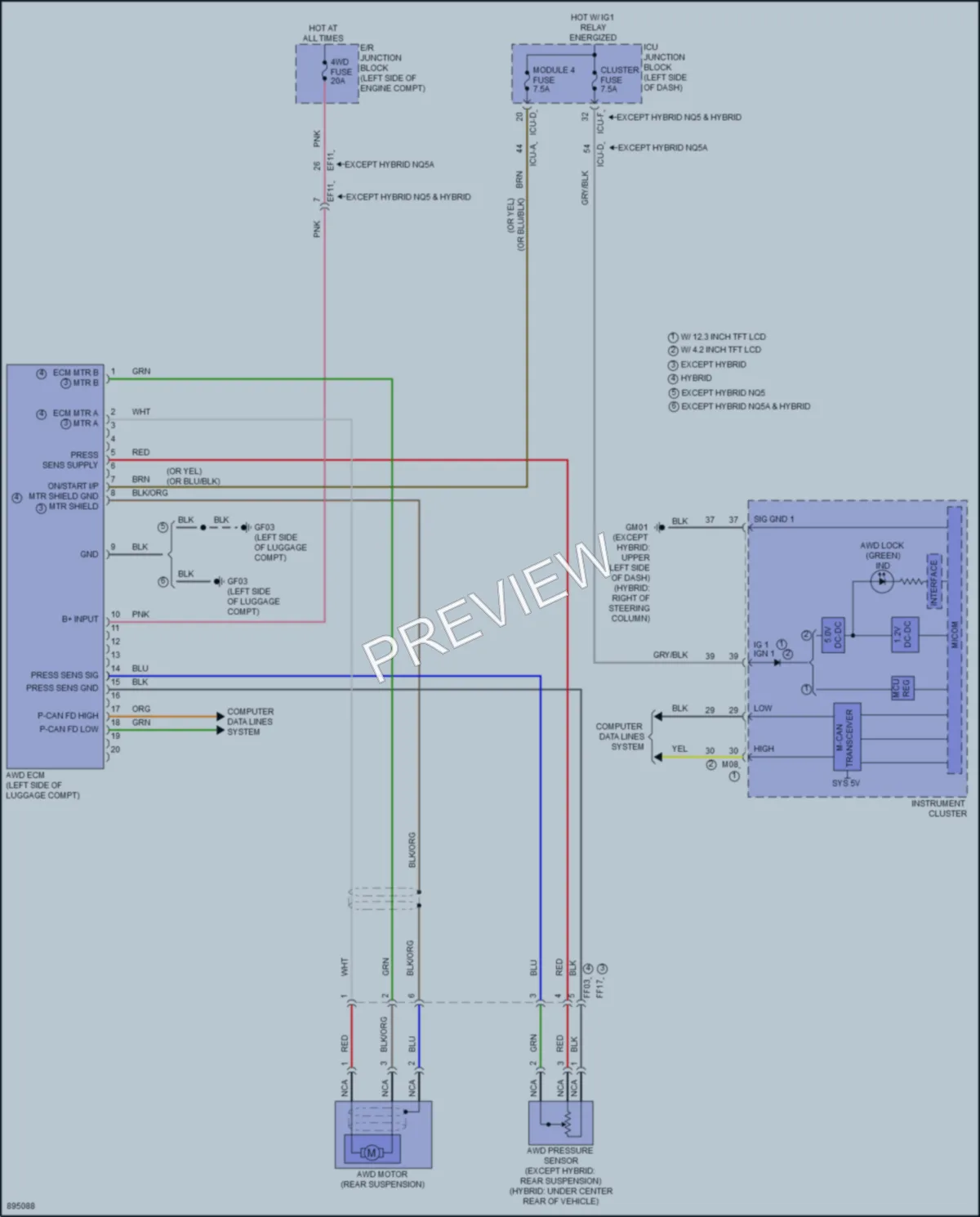 2025 Kia Sportage Transmission wiring diagram preview