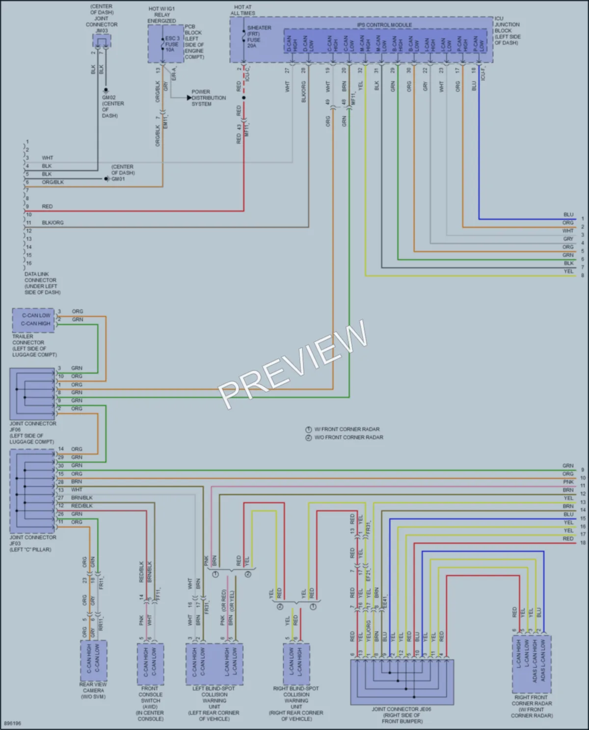2025 Kia Telluride Computer Data Lines wiring diagram preview