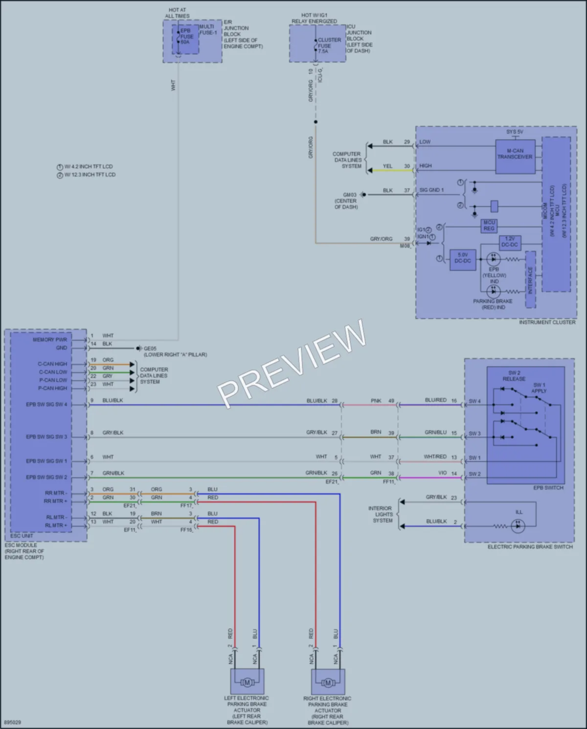 2025 Kia Telluride Shift Interlock wiring diagram preview