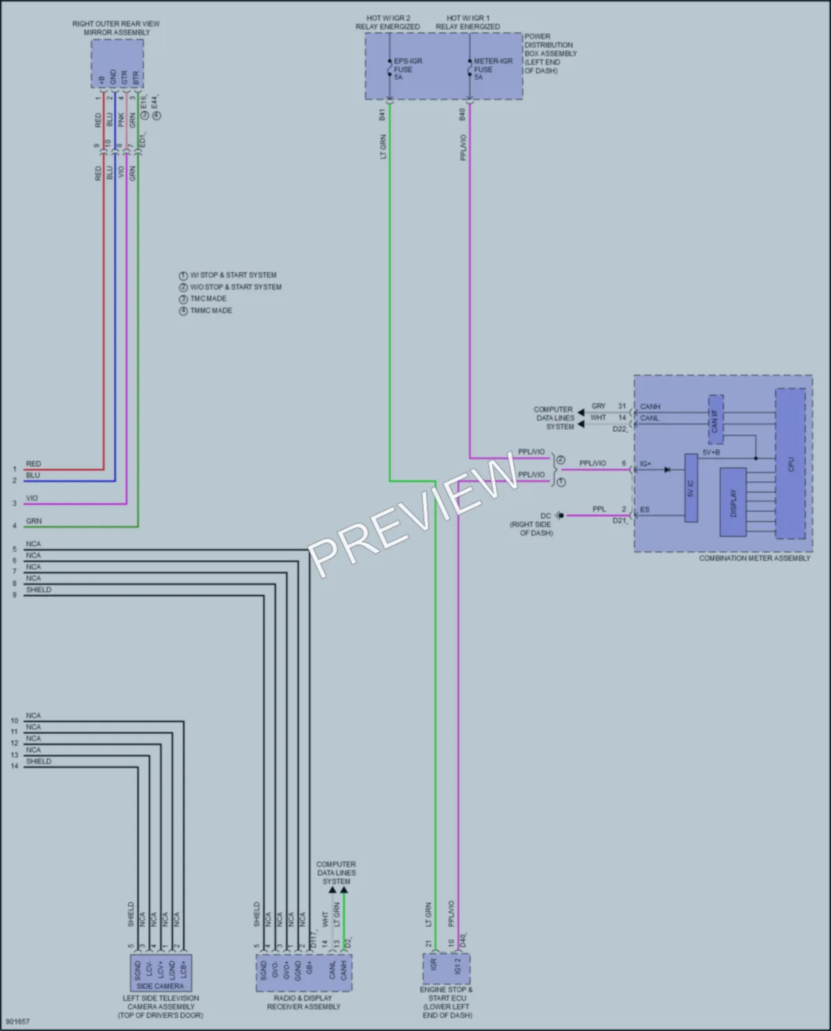 2025 Lexus NX350h Navigation wiring diagram preview