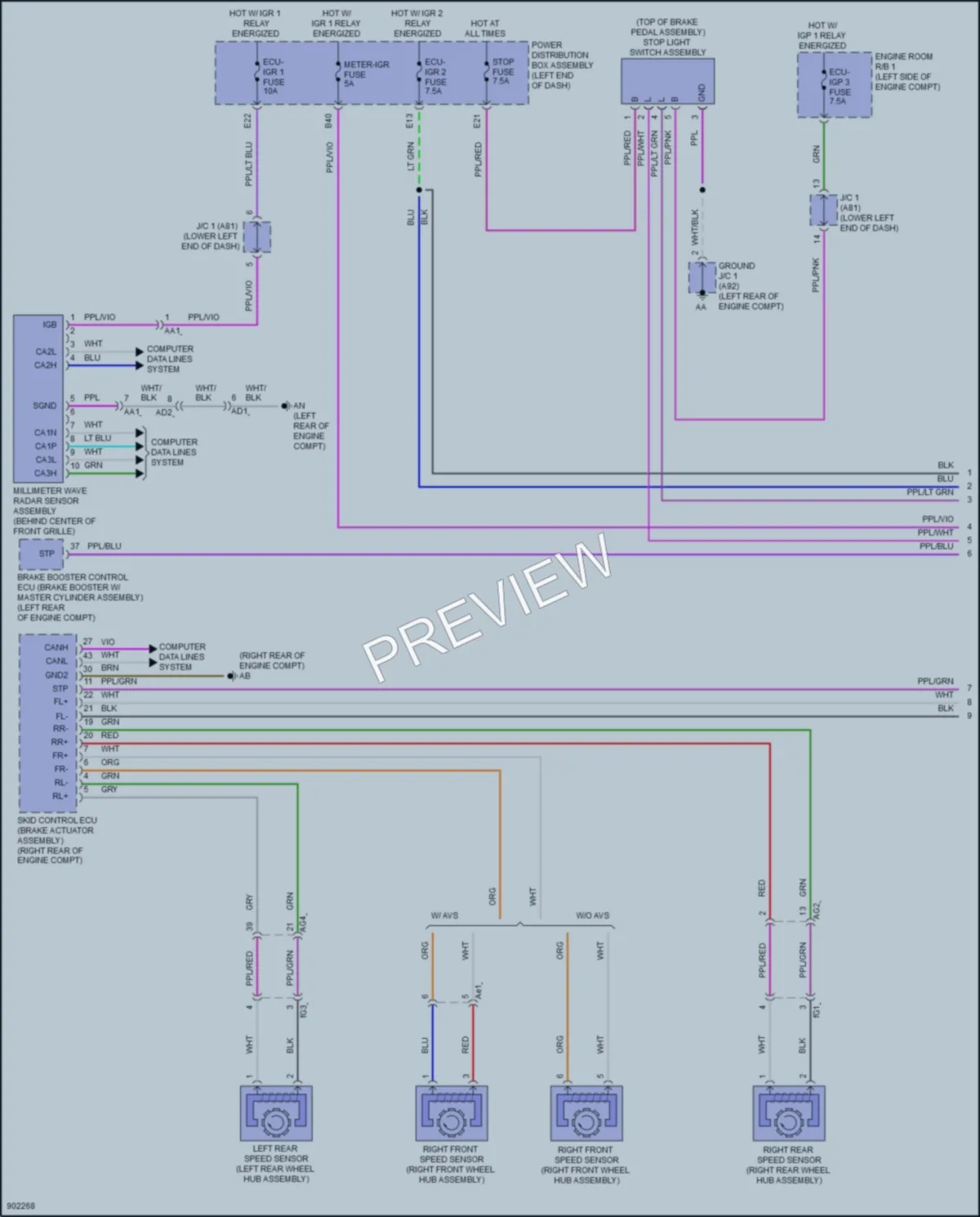 2025 Lexus NX450h Cruise Control wiring diagram preview