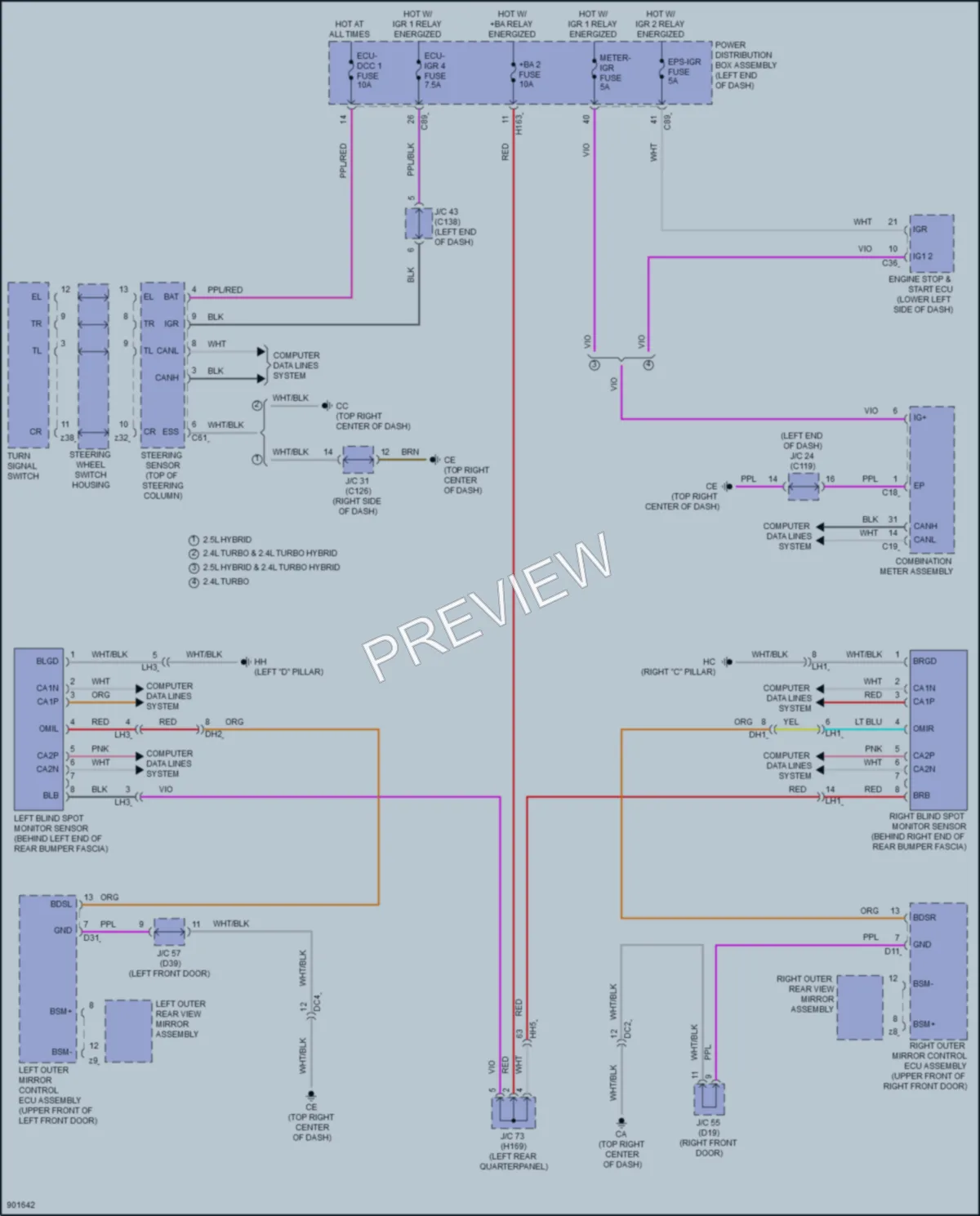 2025 Lexus RX450h Navigation wiring diagram preview
