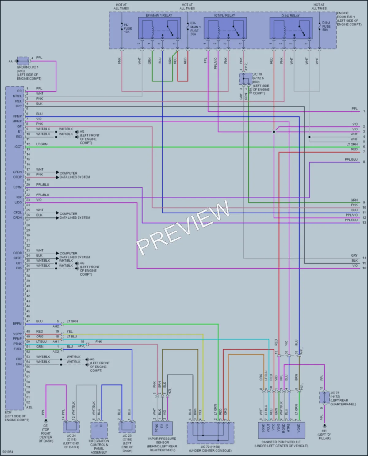 2025 Lexus RX500h Engine Performance wiring diagram preview