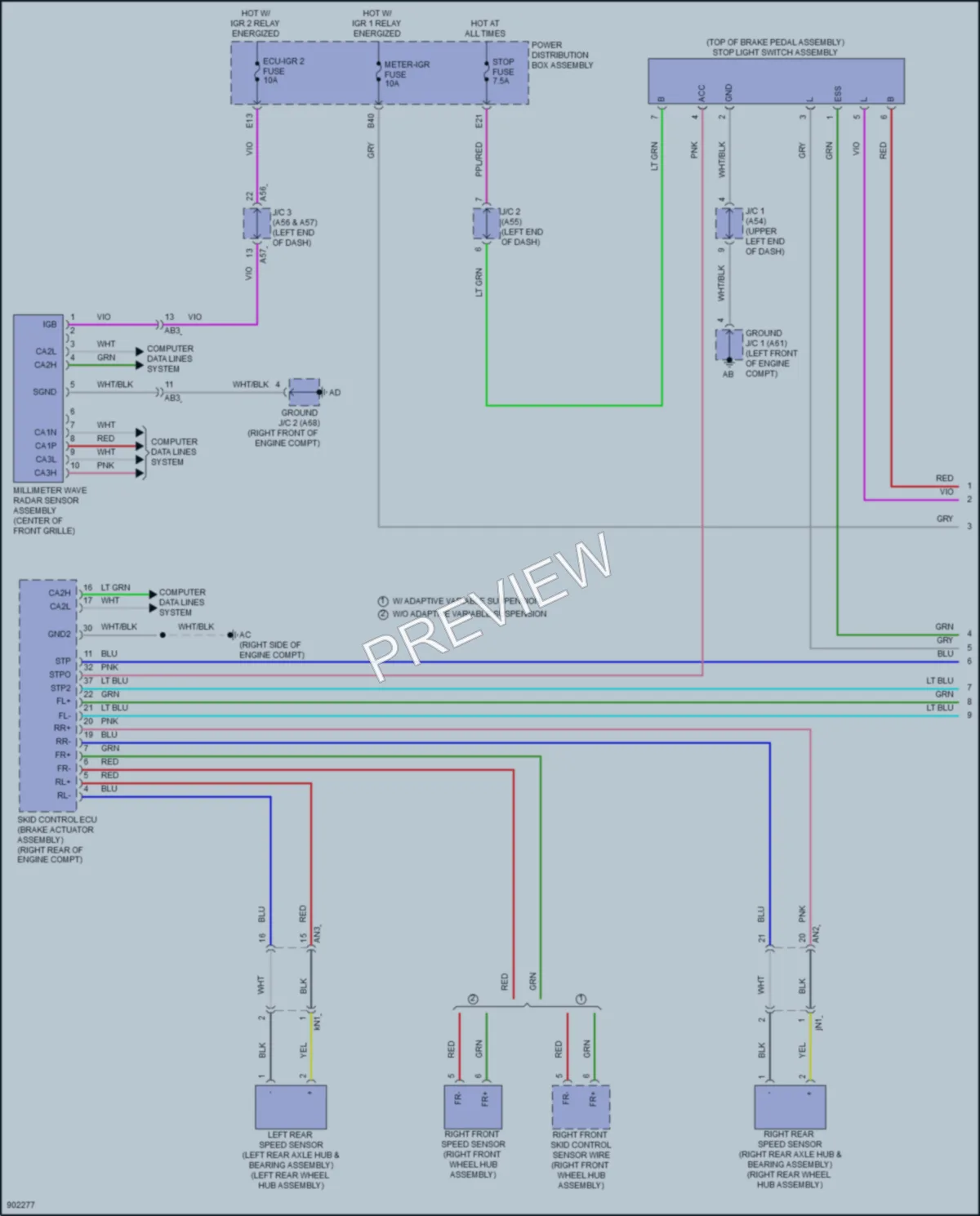 2025 Lexus UX300h Cruise Control wiring diagram preview