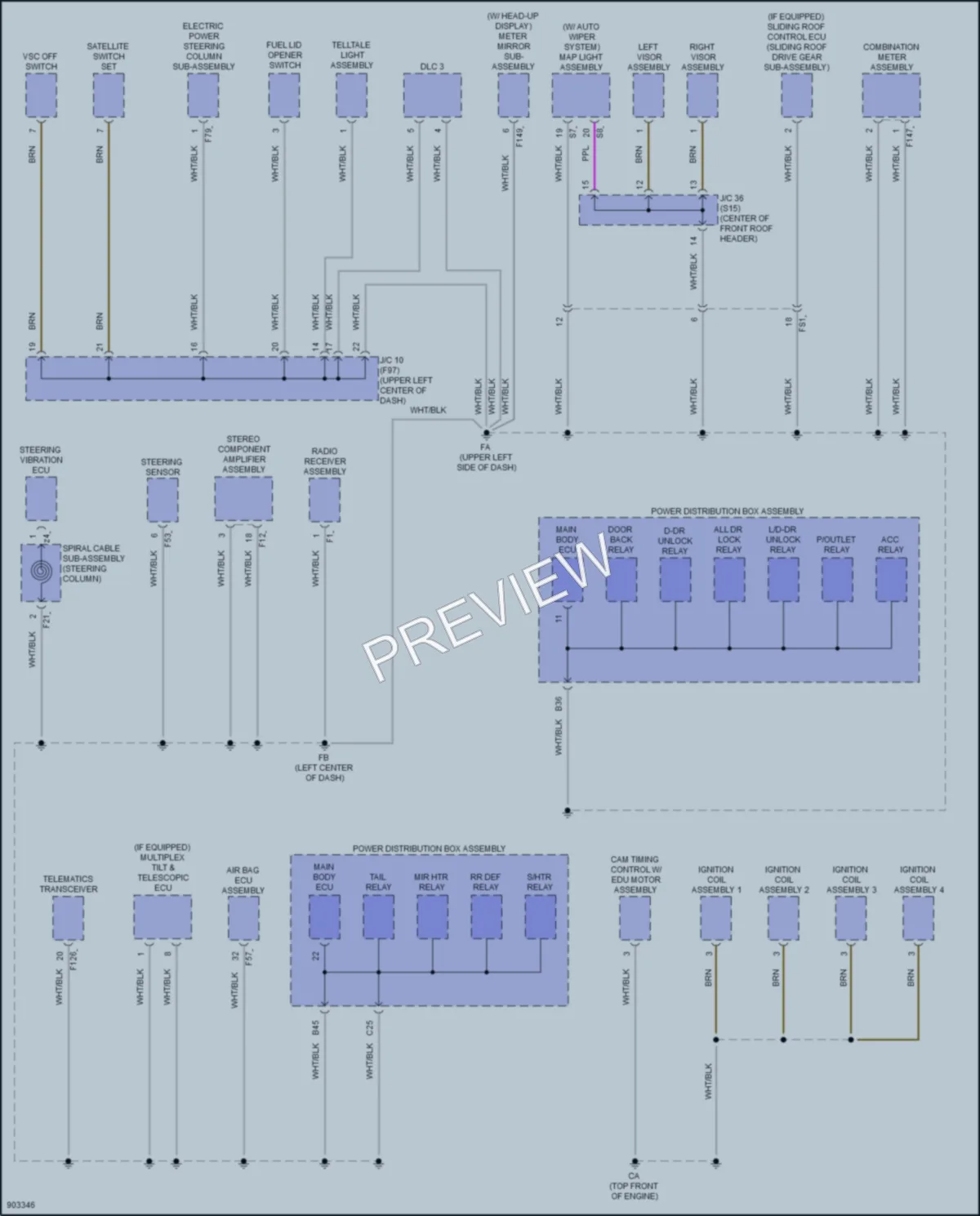 2025 Lexus UX300h Ground Distribution wiring diagram preview