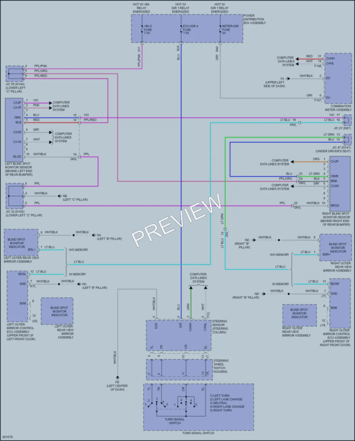 2025 Lexus UX300h Navigation wiring diagram preview