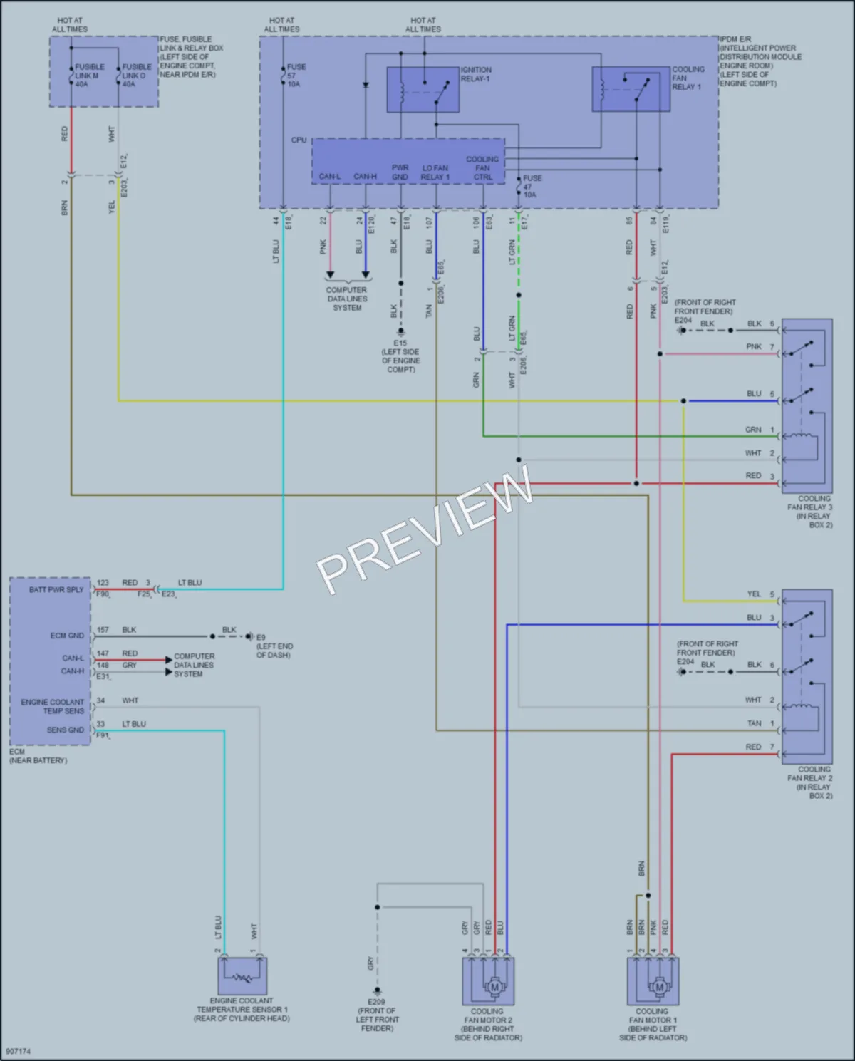 2025 Nissan Altima Cooling Fan Wiring Diagrams protected preview