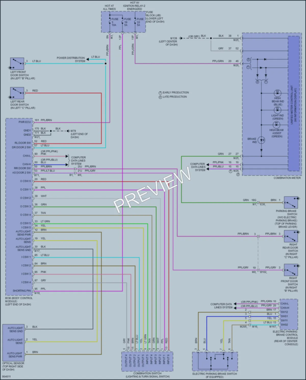 2025 Nissan Altima Headlights wiring diagram preview