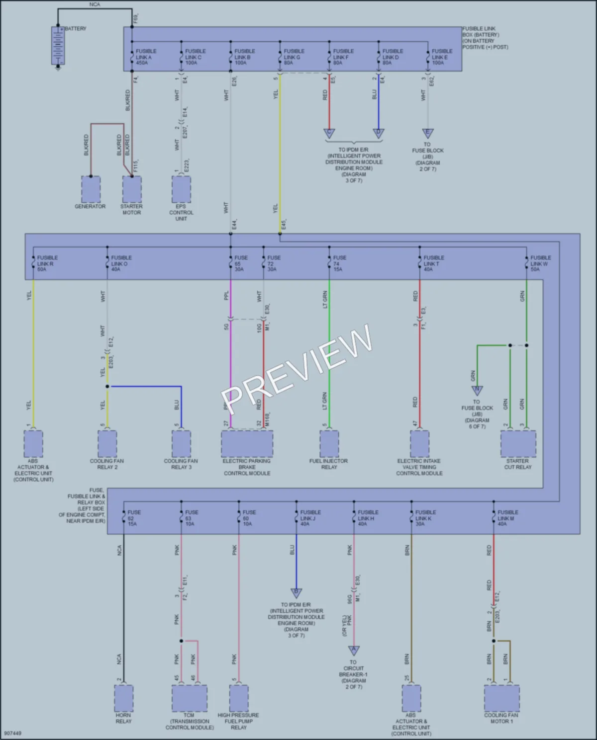 2025 Nissan Altima Power Distribution wiring diagram preview