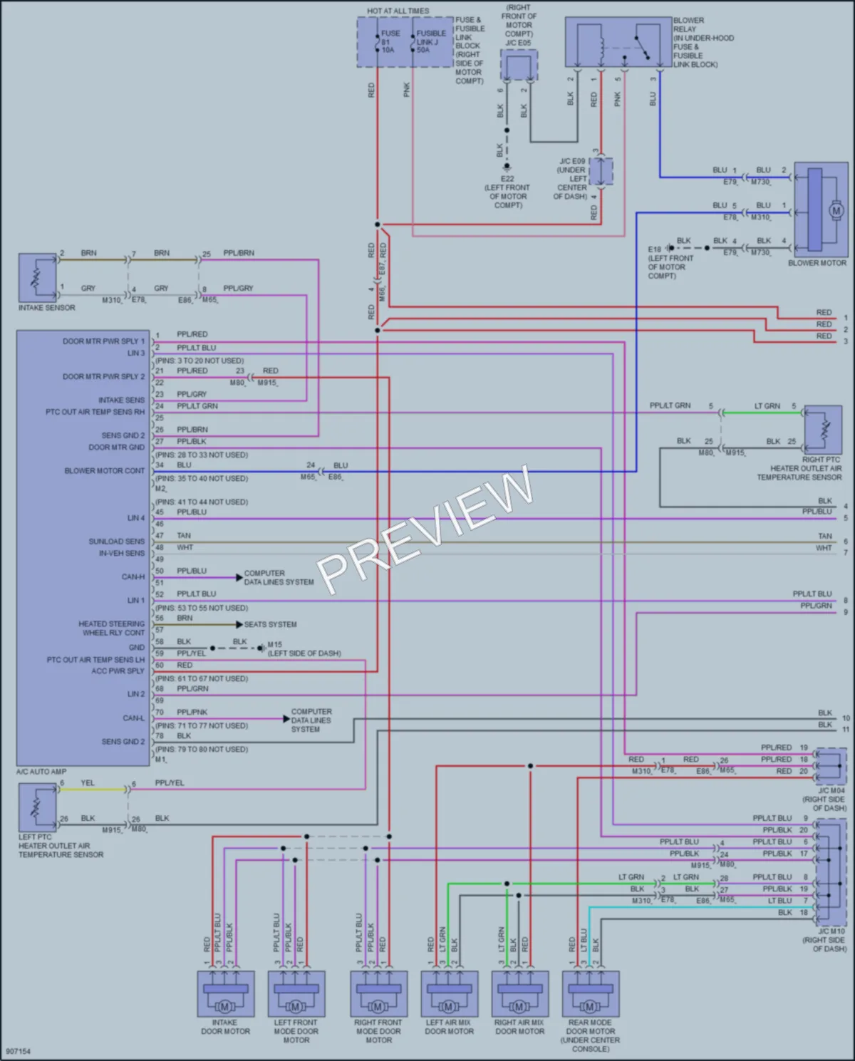 2025 Nissan Ariya Air Conditioning wiring diagram preview