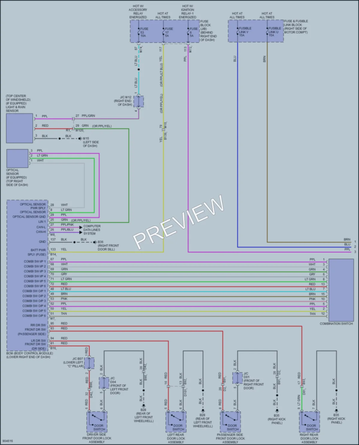 2025 Nissan Ariya Headlights wiring diagram preview