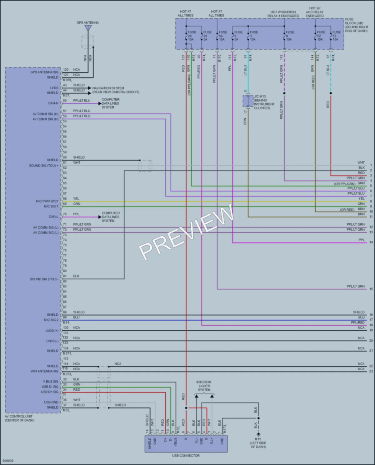 2025 Nissan Ariya Radio wiring diagram preview