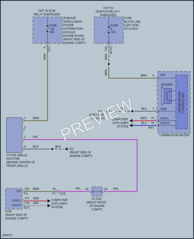 2025 Nissan Armada Active Bodyworks wiring diagram preview