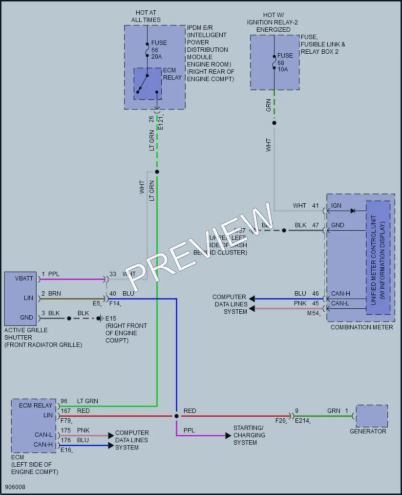 2025 Nissan Frontier Active Bodyworks wiring diagram preview