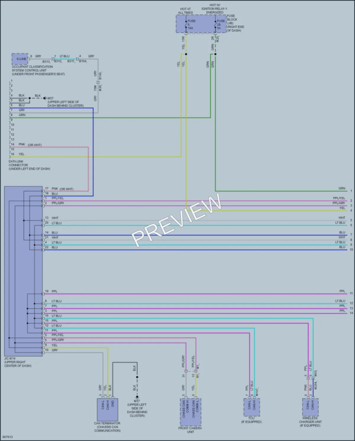 2025 Nissan Frontier Computer Data Lines wiring diagram preview