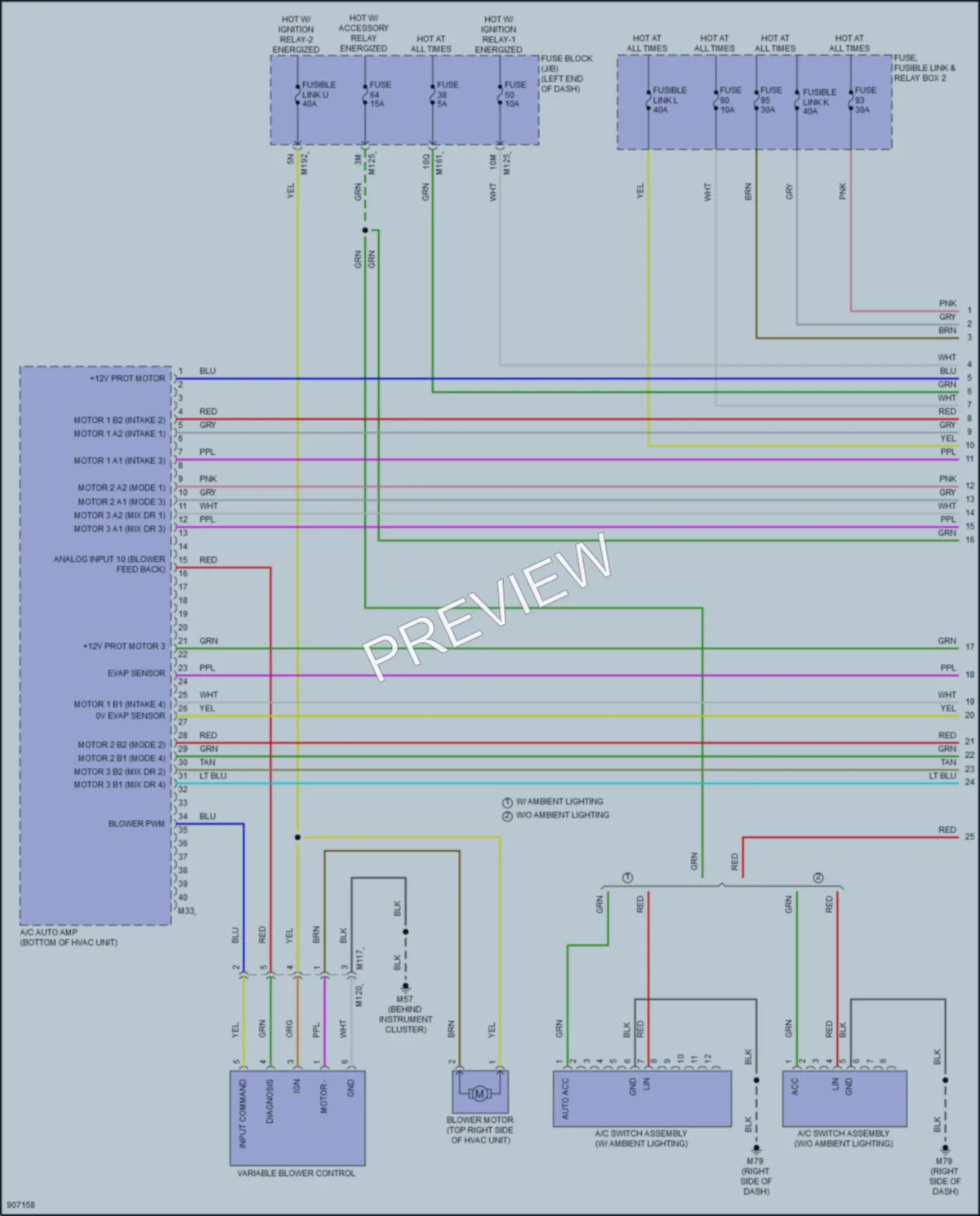 2025 Nissan Kicks Air Conditioning wiring diagram preview
