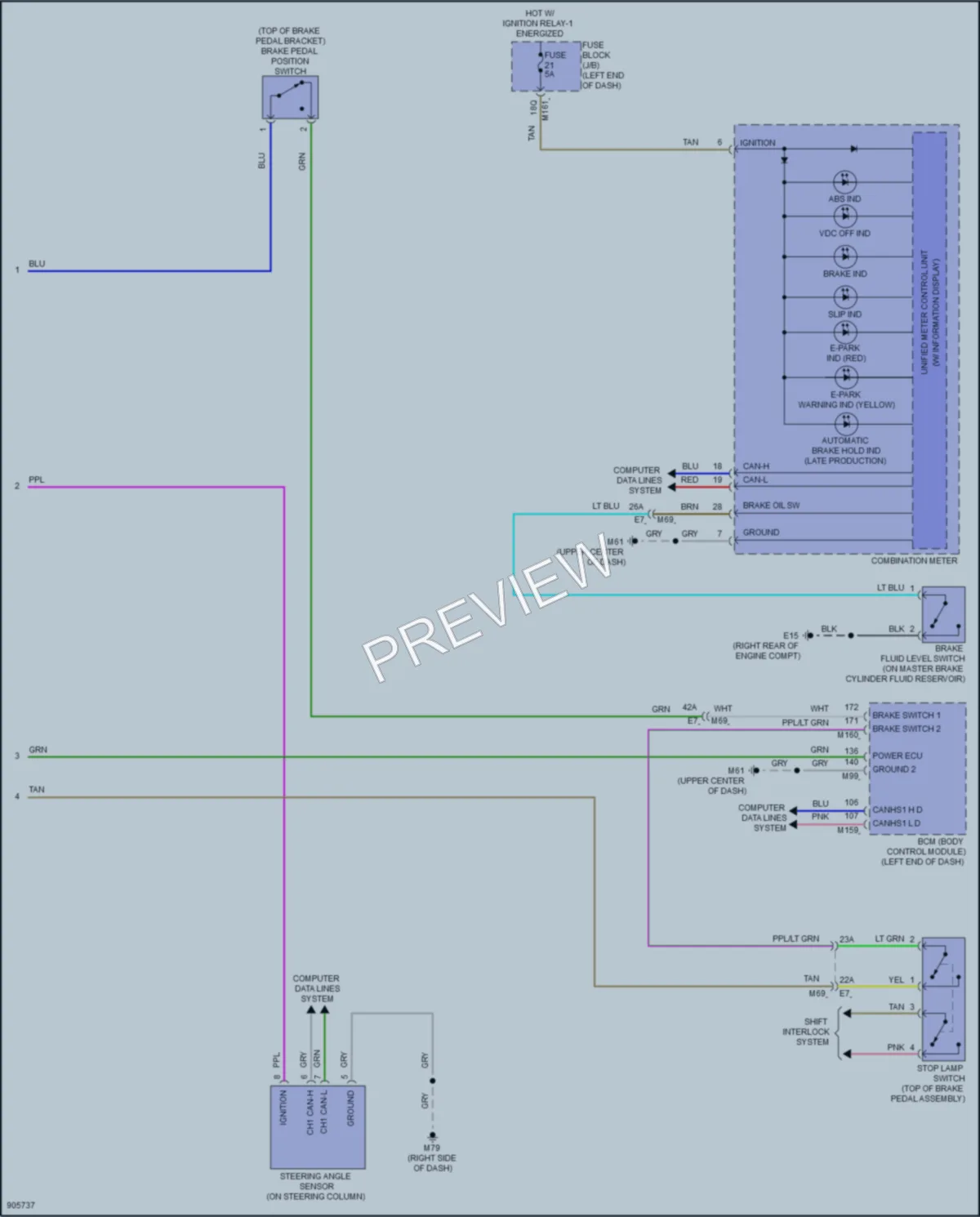 2025 Nissan Kicks Anti Lock Brakes wiring diagram preview