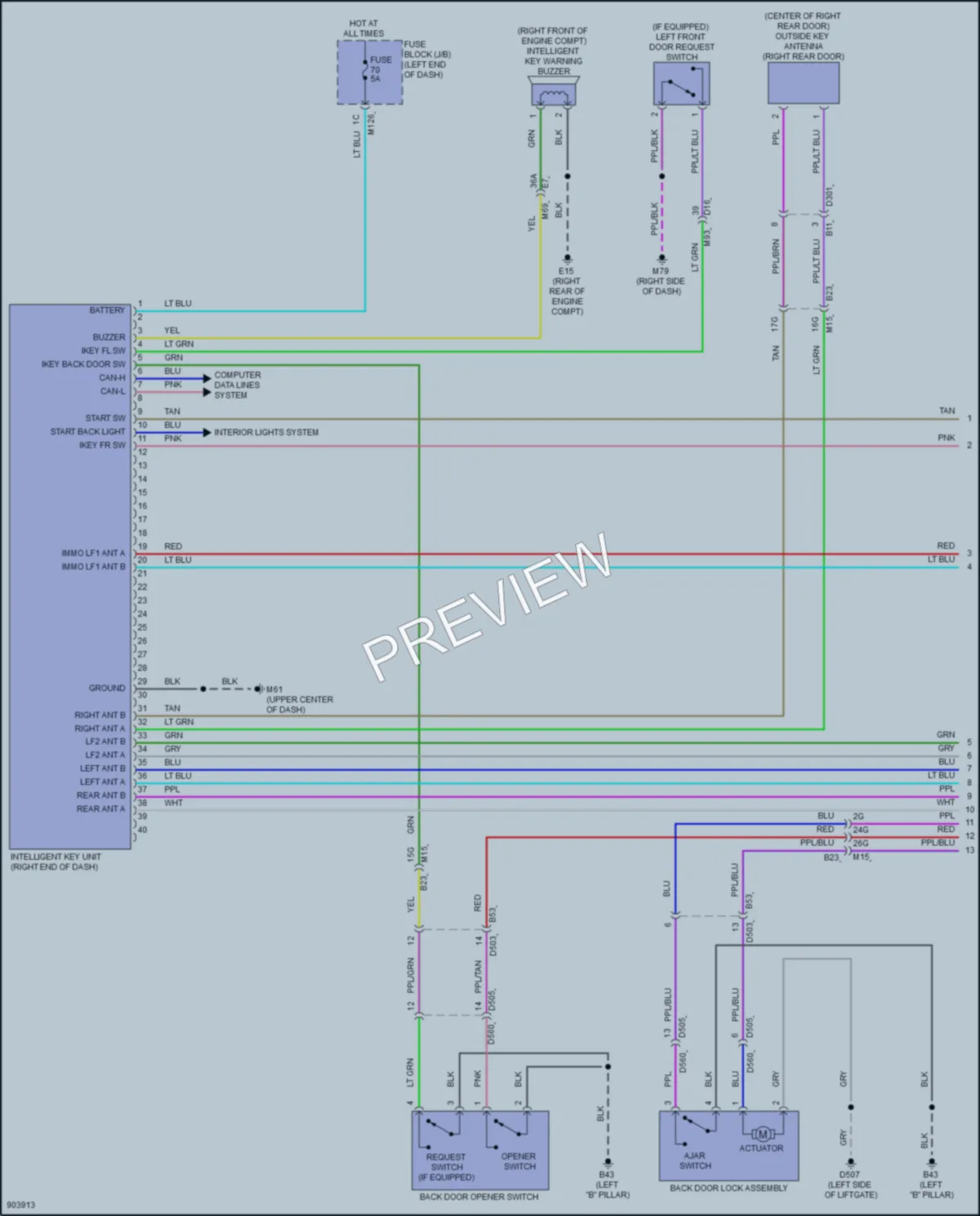 2025 Nissan Kicks Anti Theft wiring diagram preview
