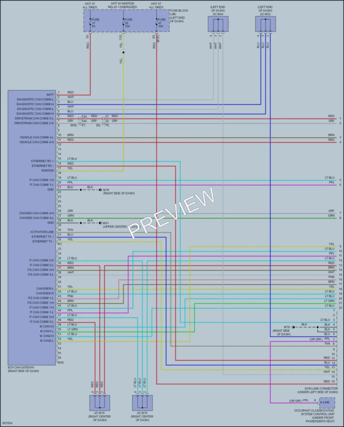 2025 Nissan Kicks Computer Data Lines wiring diagram preview