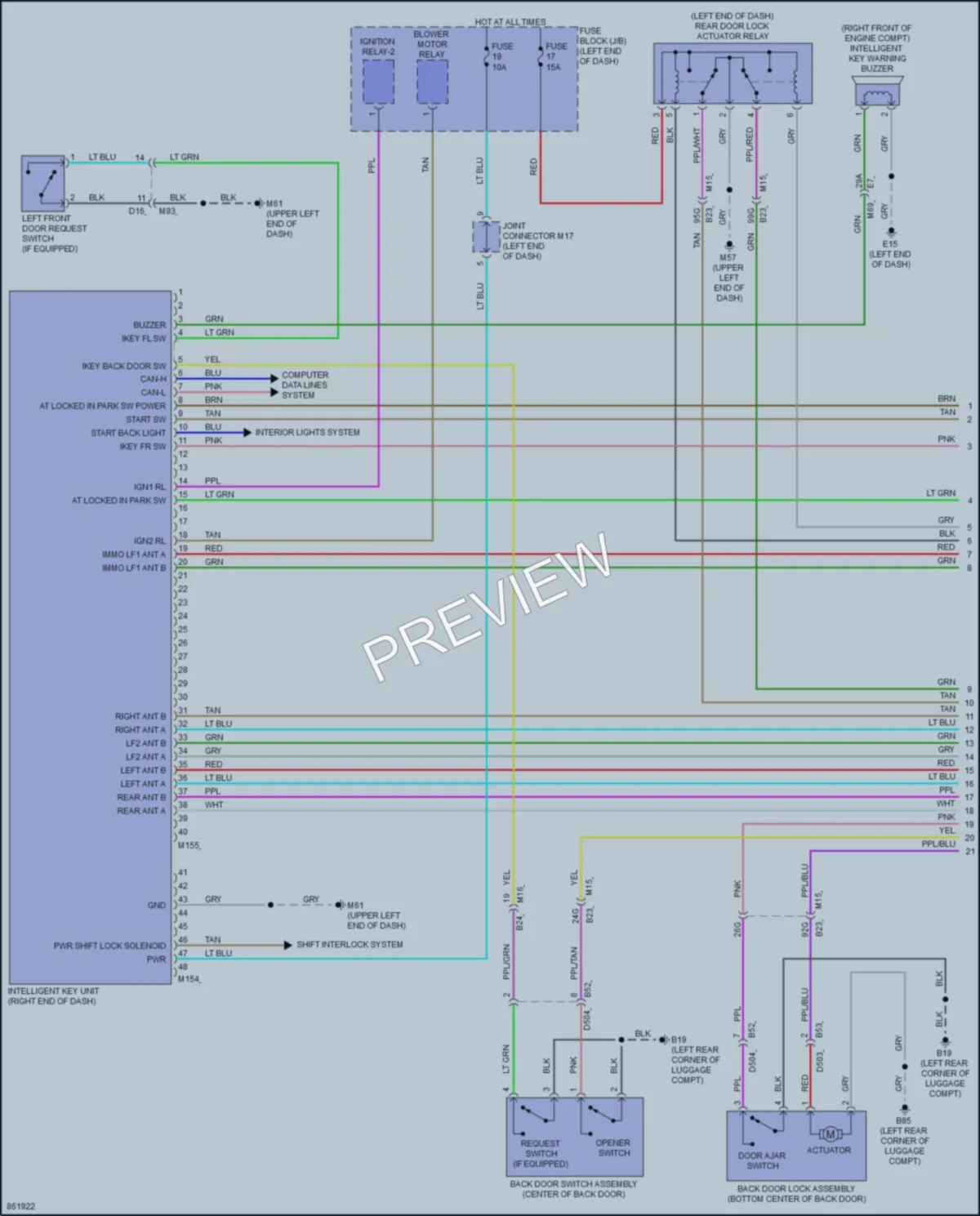 2025 Nissan KicksPlay Power Door Locks wiring diagram preview