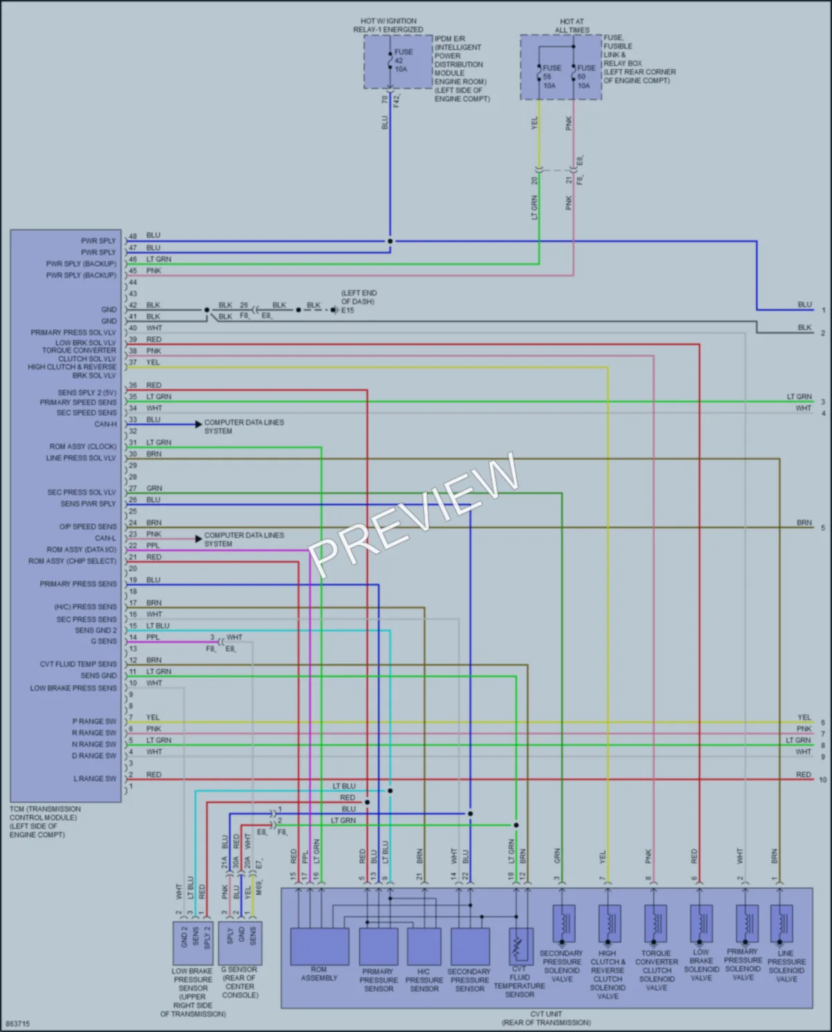 2025 Nissan KicksPlay Transmission wiring diagram preview
