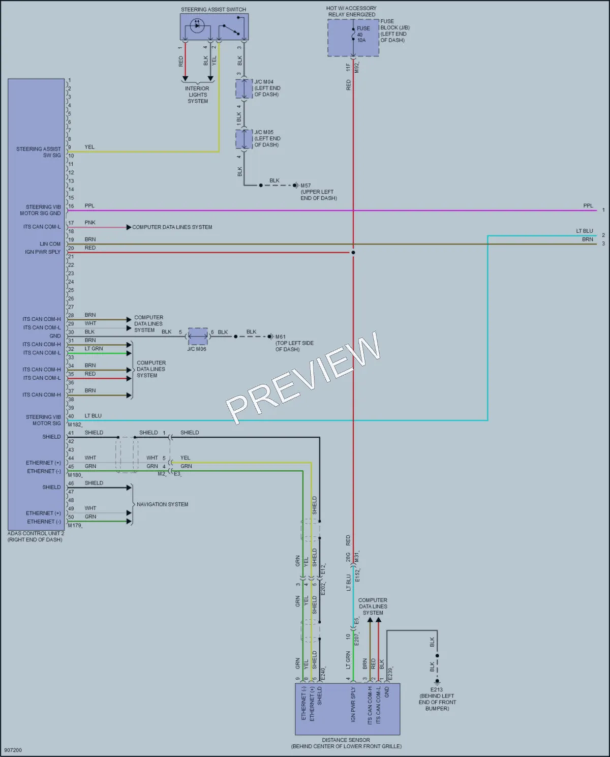 2025 Nissan Murano Cruise Control wiring diagram preview